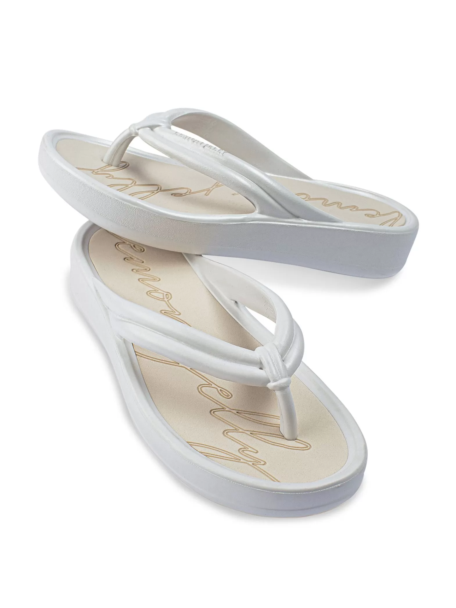 Lemon Jelly Sandal Mare 13 Perola Metal^ Flip-Flops