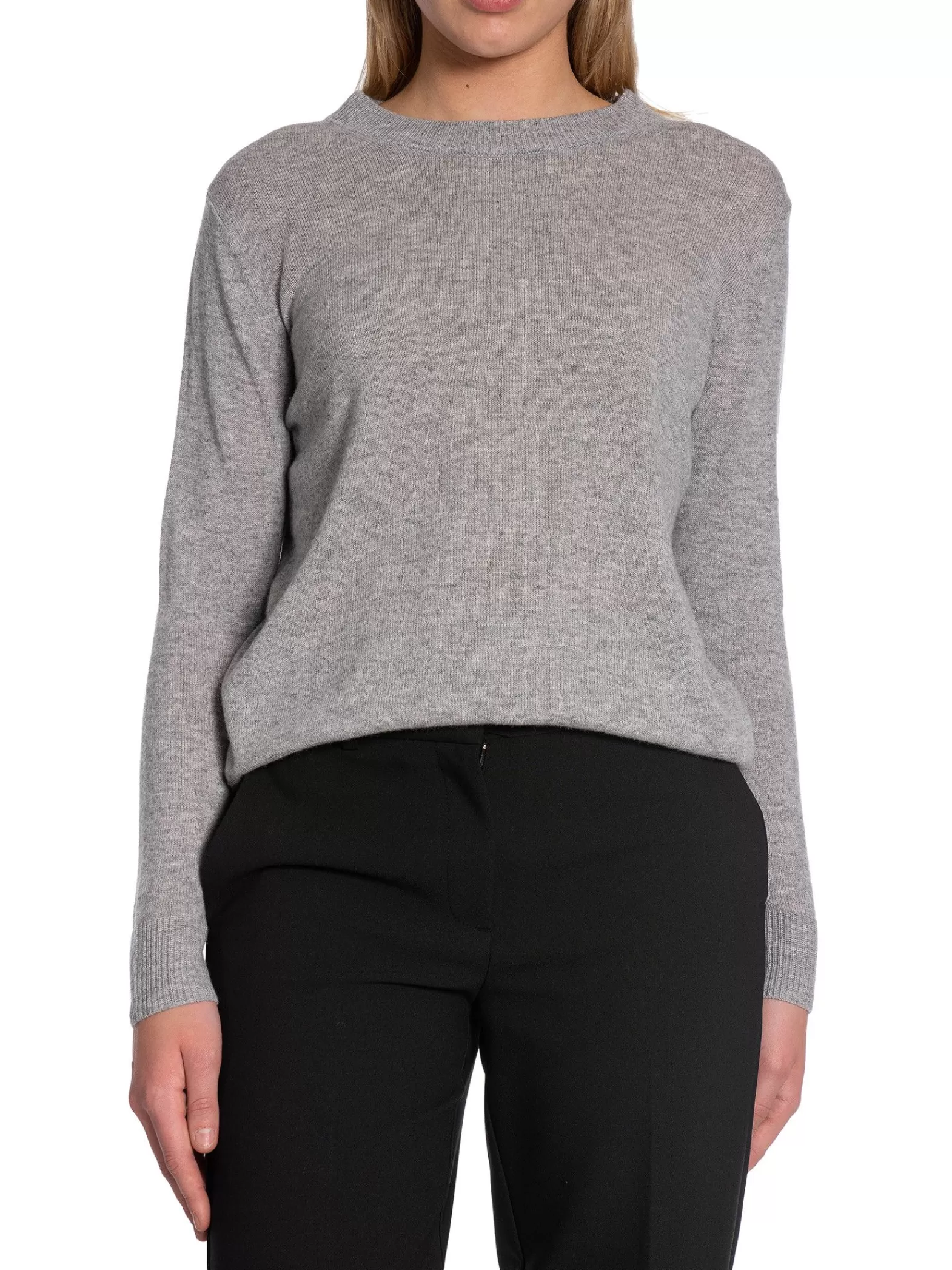 Levete Room Troja Eloise Pullover Light Grey Melange^ Tröjor & Koftor