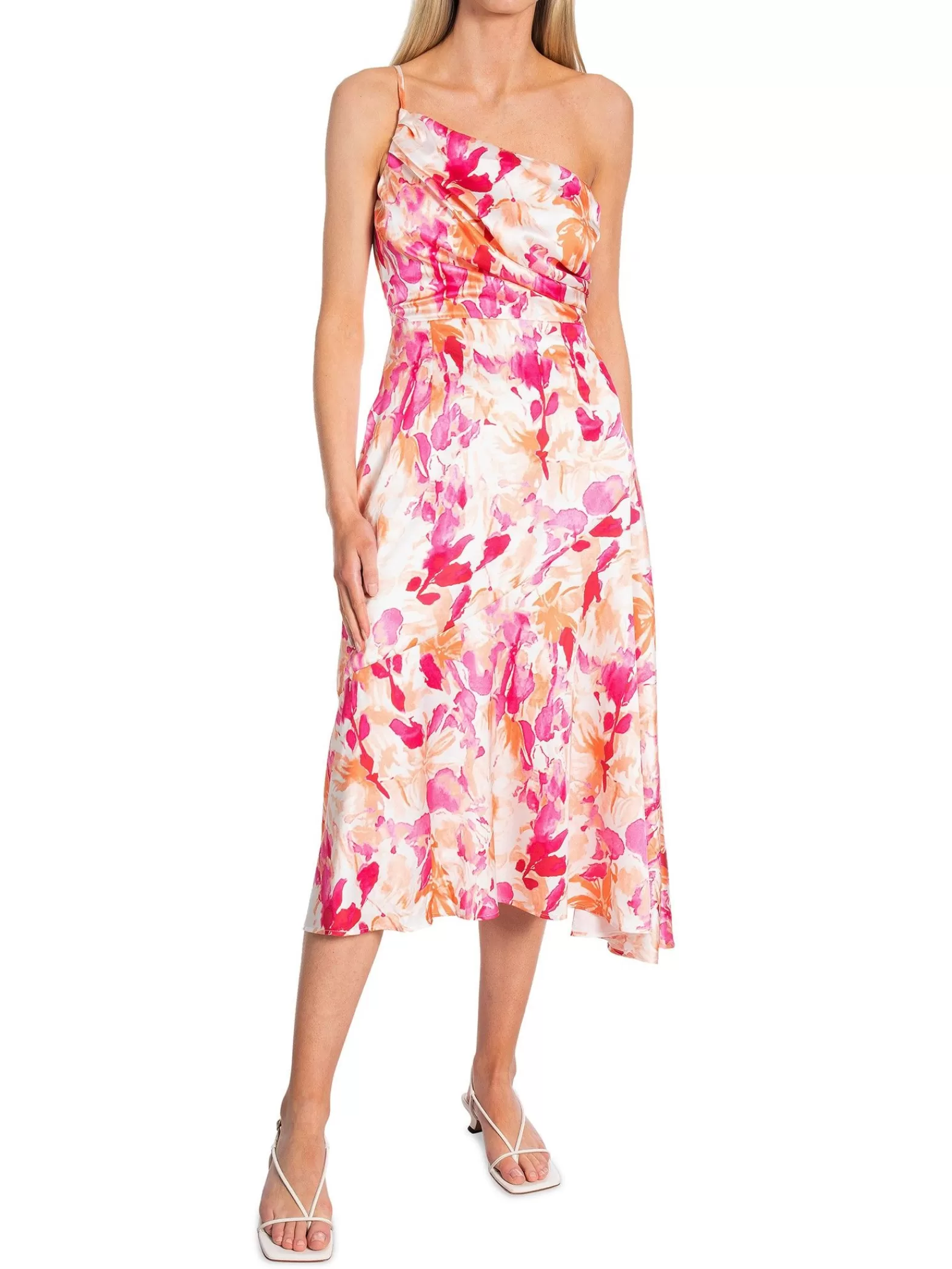 Lily Mcbee Klanning Robe Fleuri Pink^ Klänningar