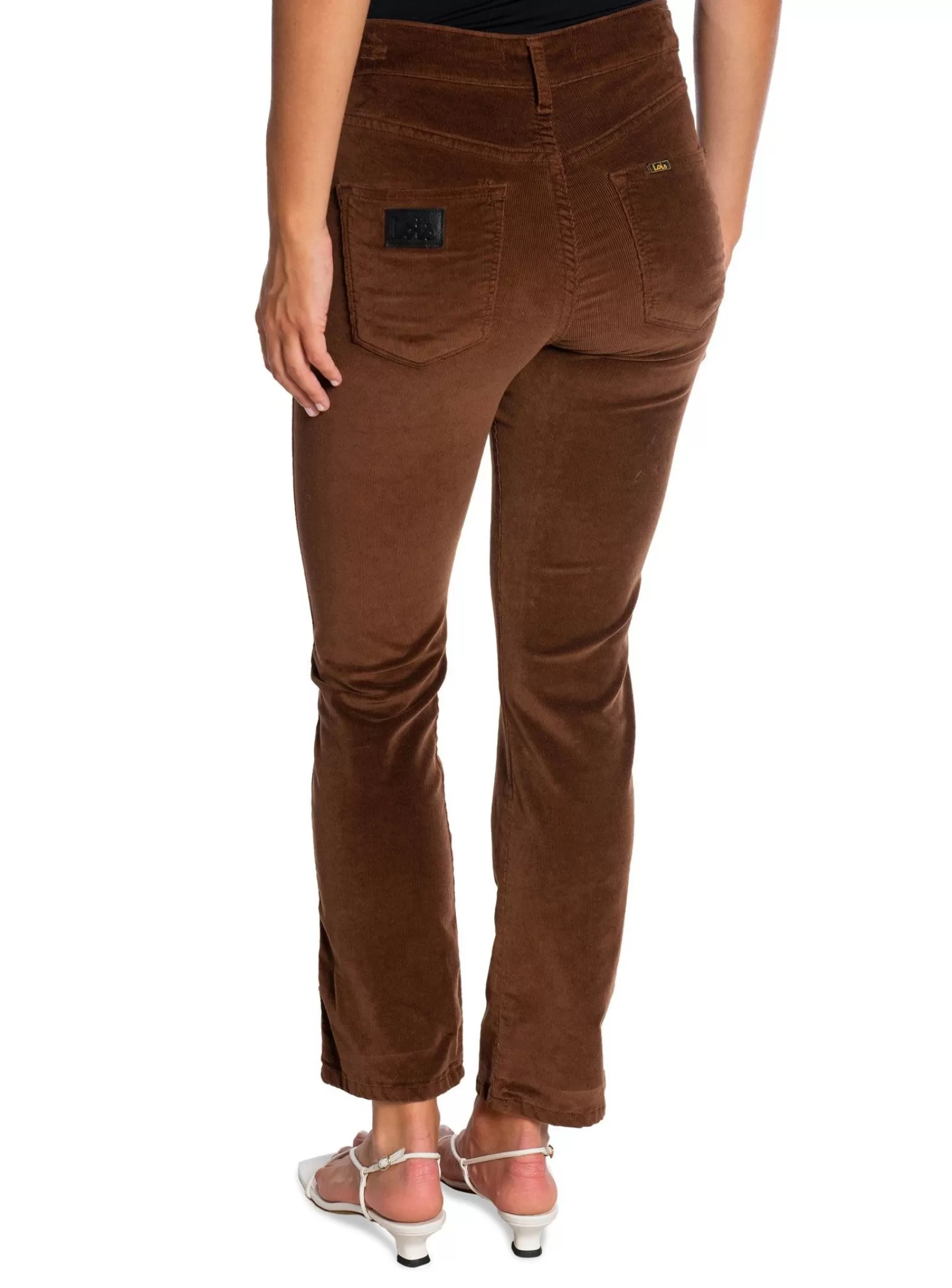 LOIS Jeans Lois Byxa Malena F Shiny Micro L32 Dark Choco^ Byxor