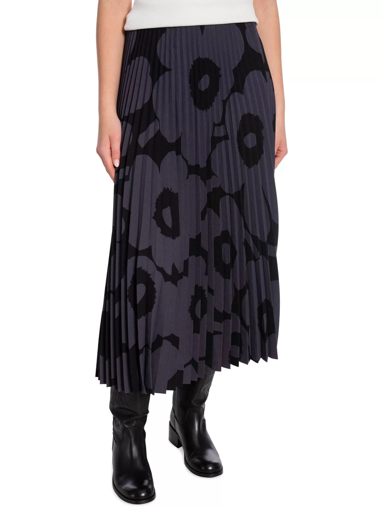 Marimekko Kjol Myy Unikko Dark Grey/Black^ Kjolar