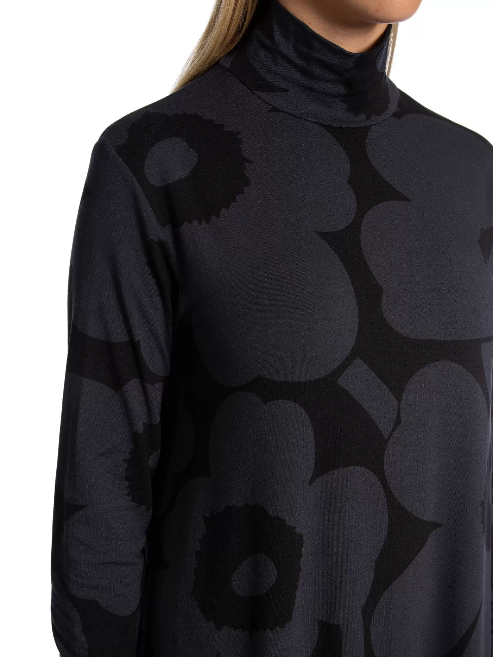 Marimekko Klanning Cavea Unikko Dark Grey Black^ Klänningar