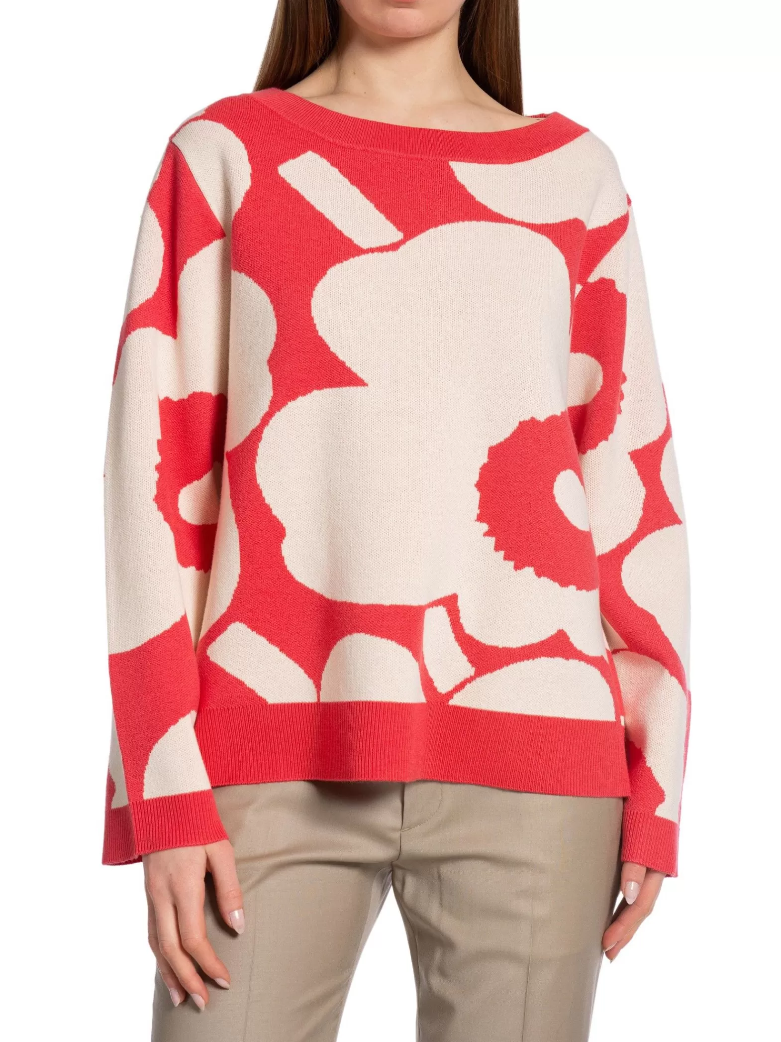 Marimekko Troja Suunta Unikko Pullover /Off White^ Tröjor & Koftor