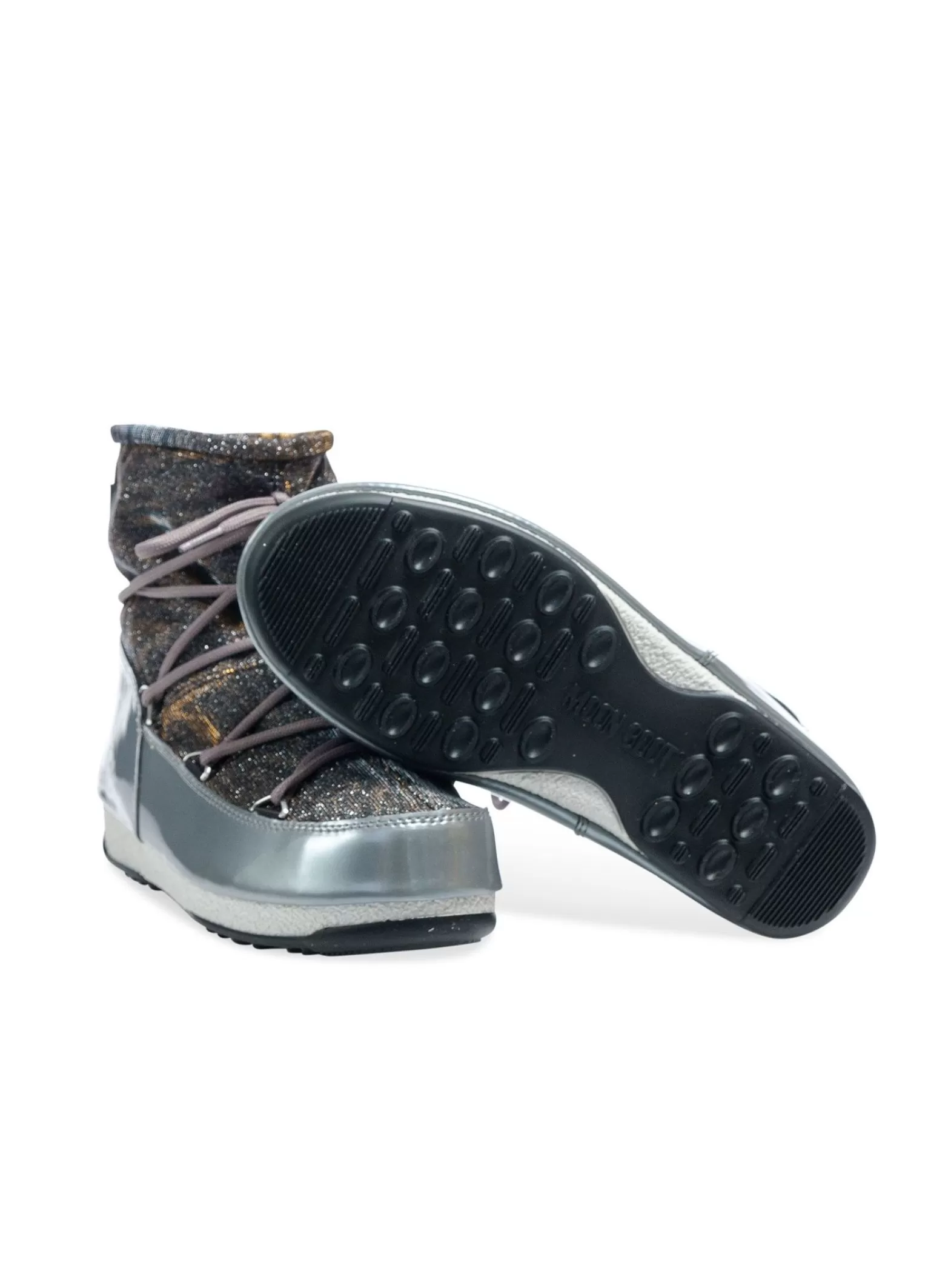 Moon Boot Low Lurex Grigio Argento^ Boots