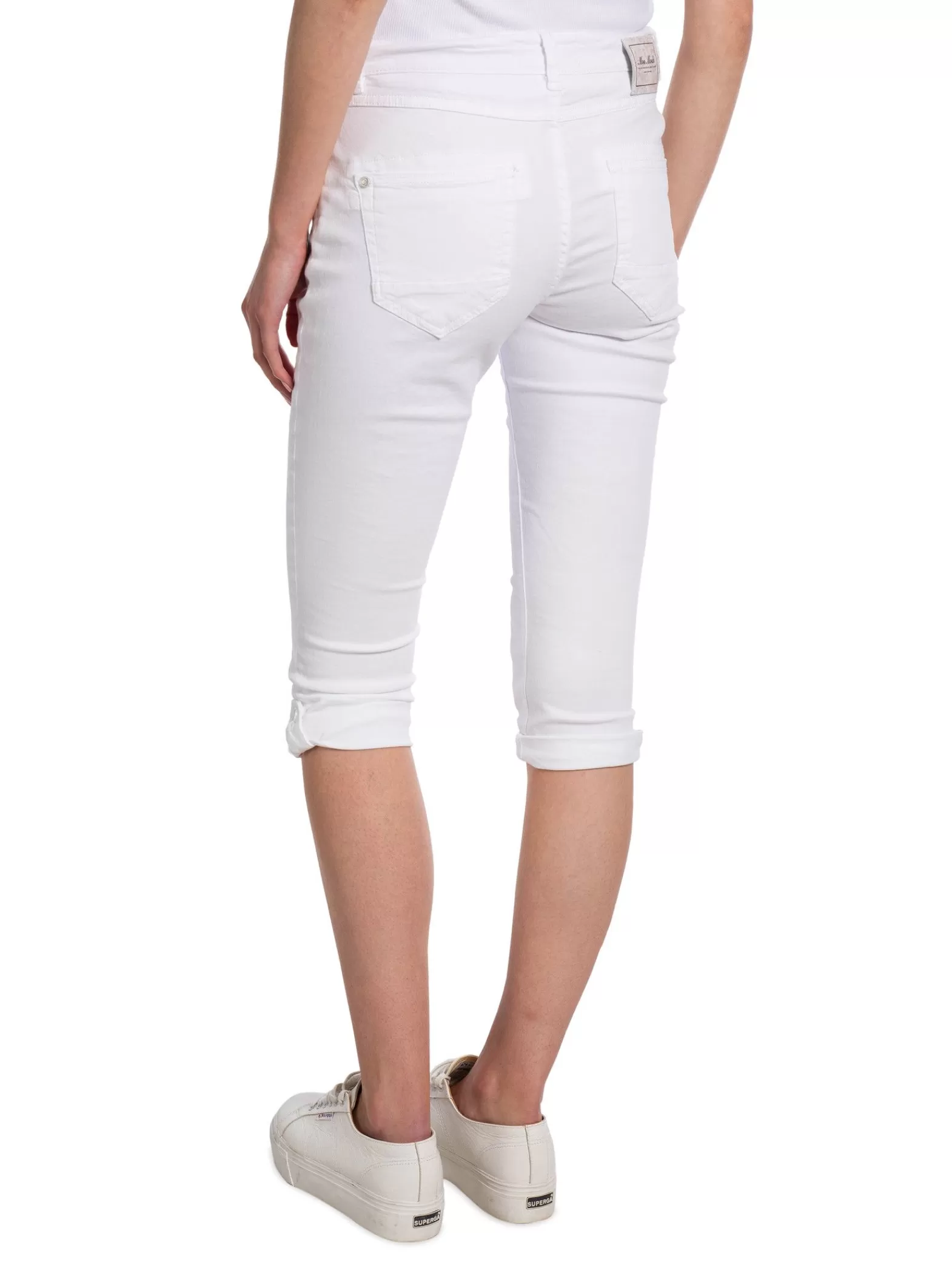 Mos Mosh Byxa Naomi Power Capri White^ Byxor