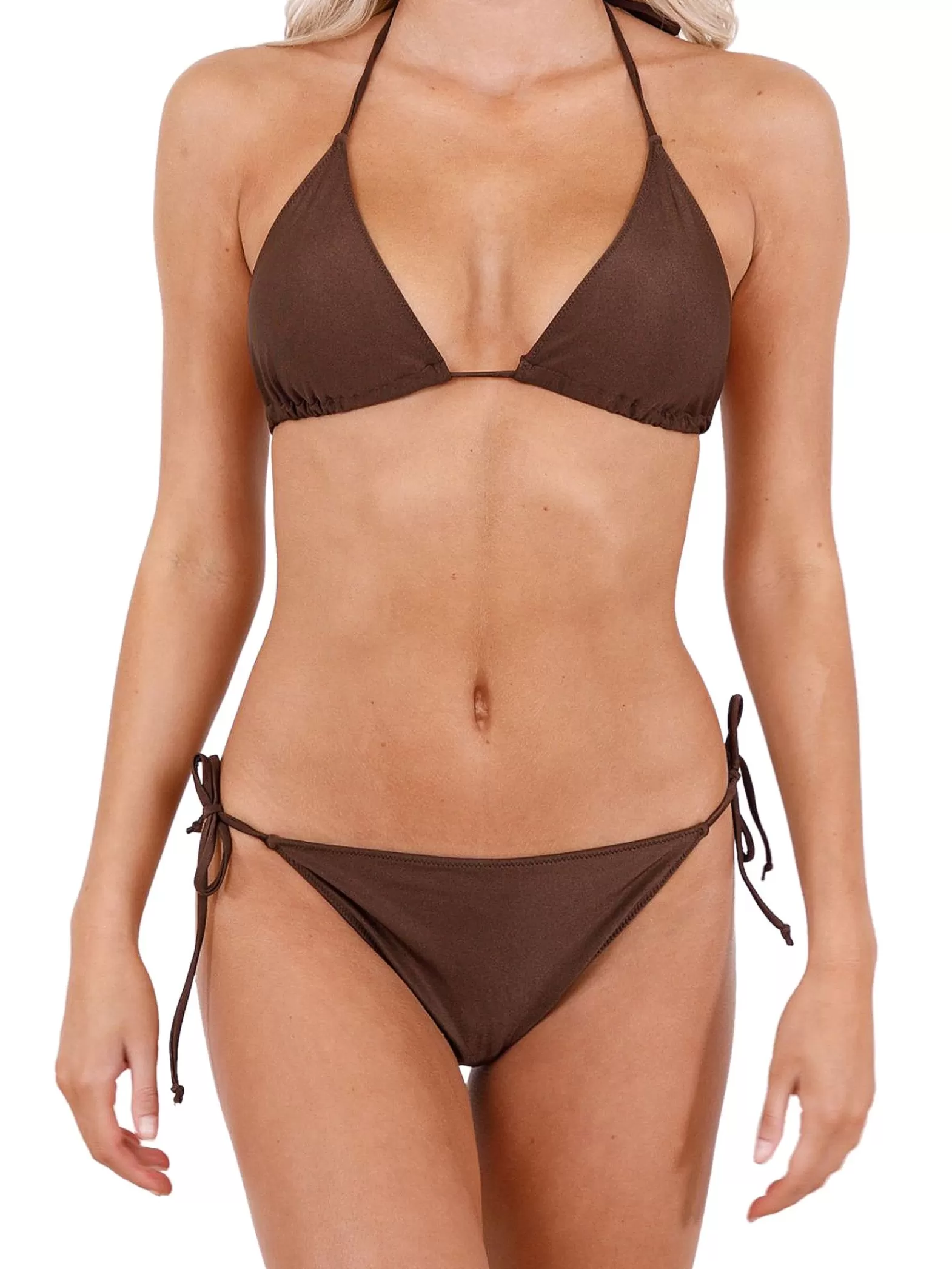 Neo Noir Bikini Topp Skin Shell Brown^ Badkläder