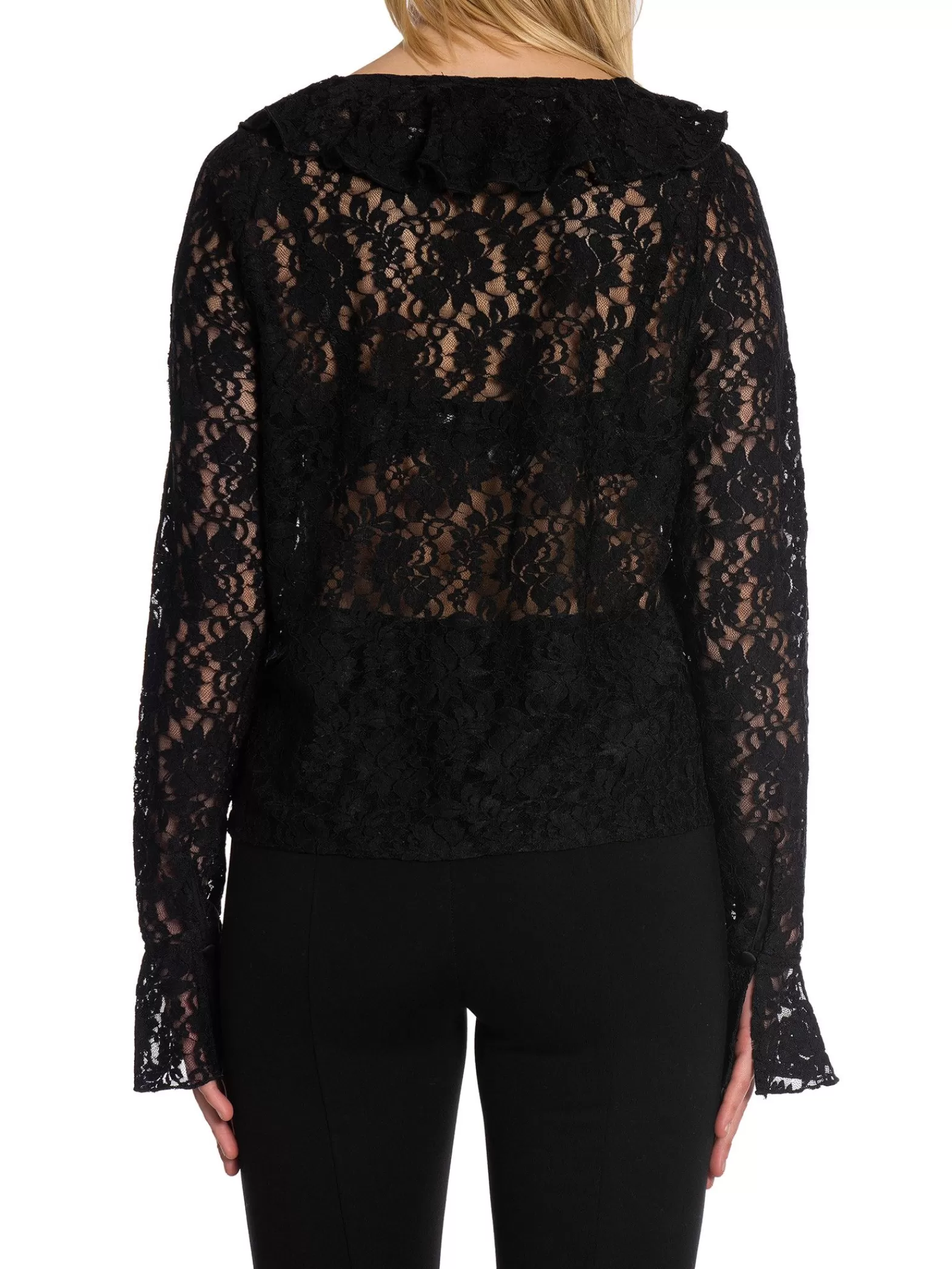 Neo Noir Blus Anika Lace Black^ Blusar