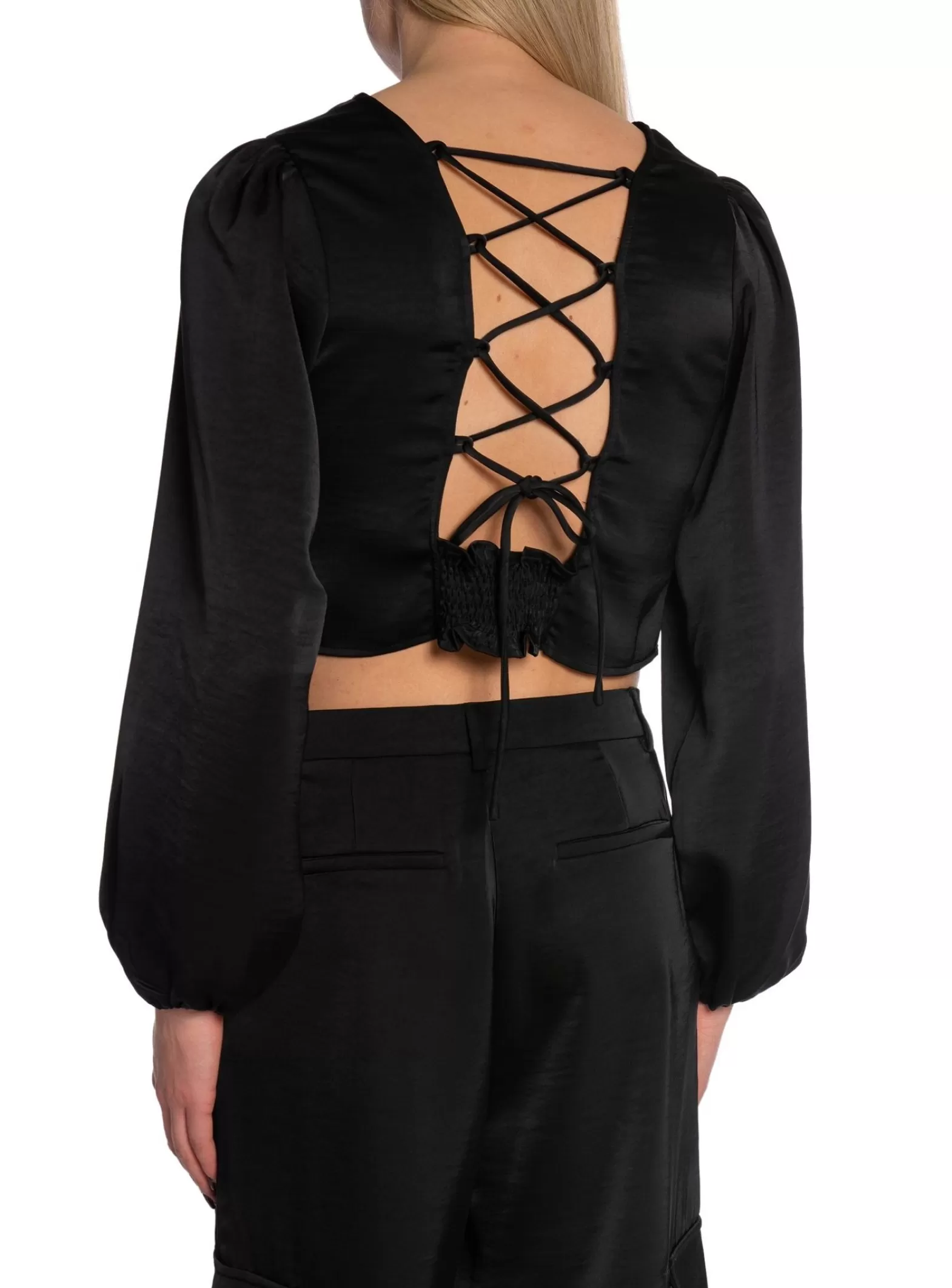 Neo Noir Blus Aura Heavy Sateen Black^ Blusar