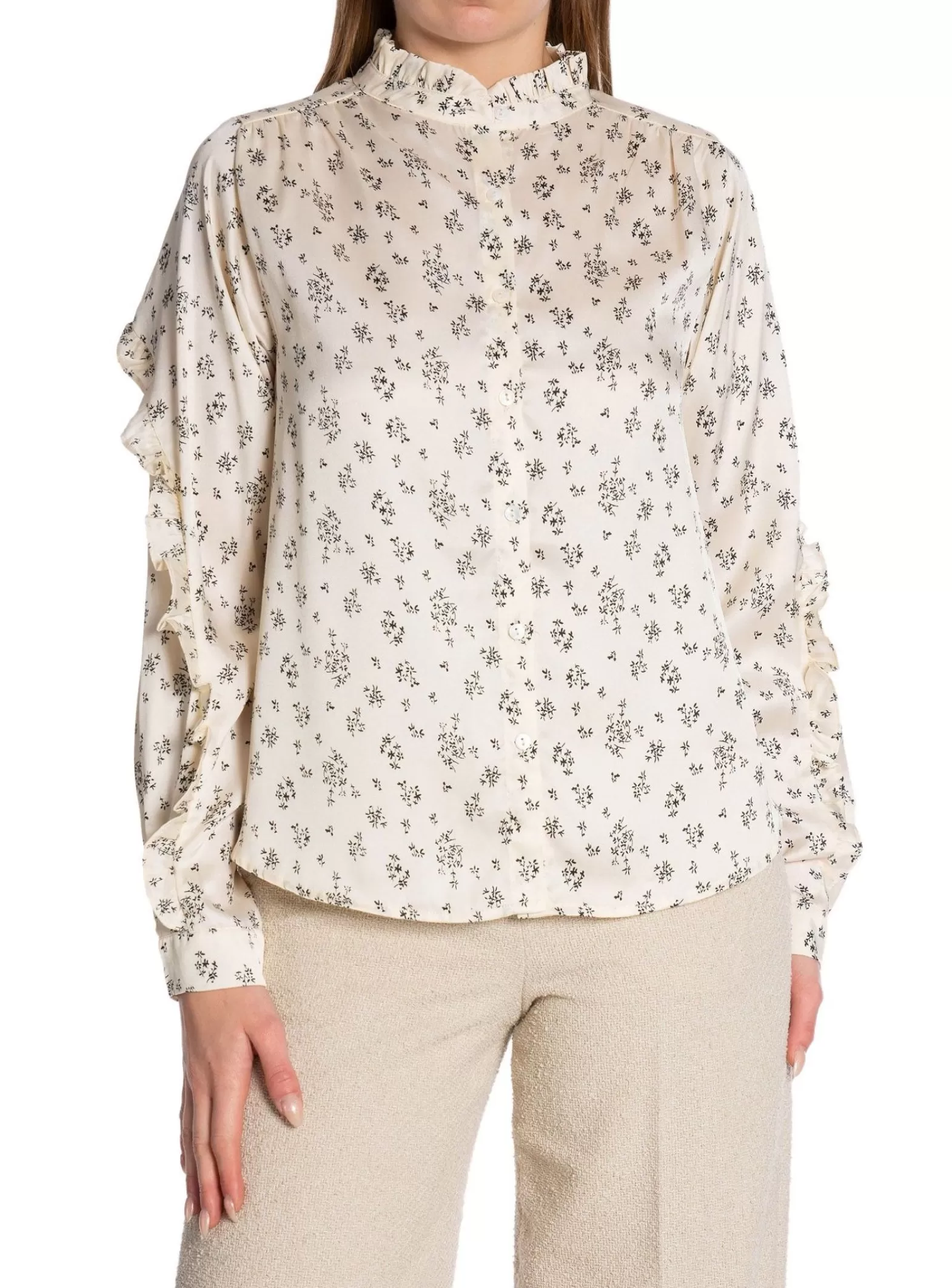 Neo Noir Blus Cole Petite Flower Off White^ Blusar