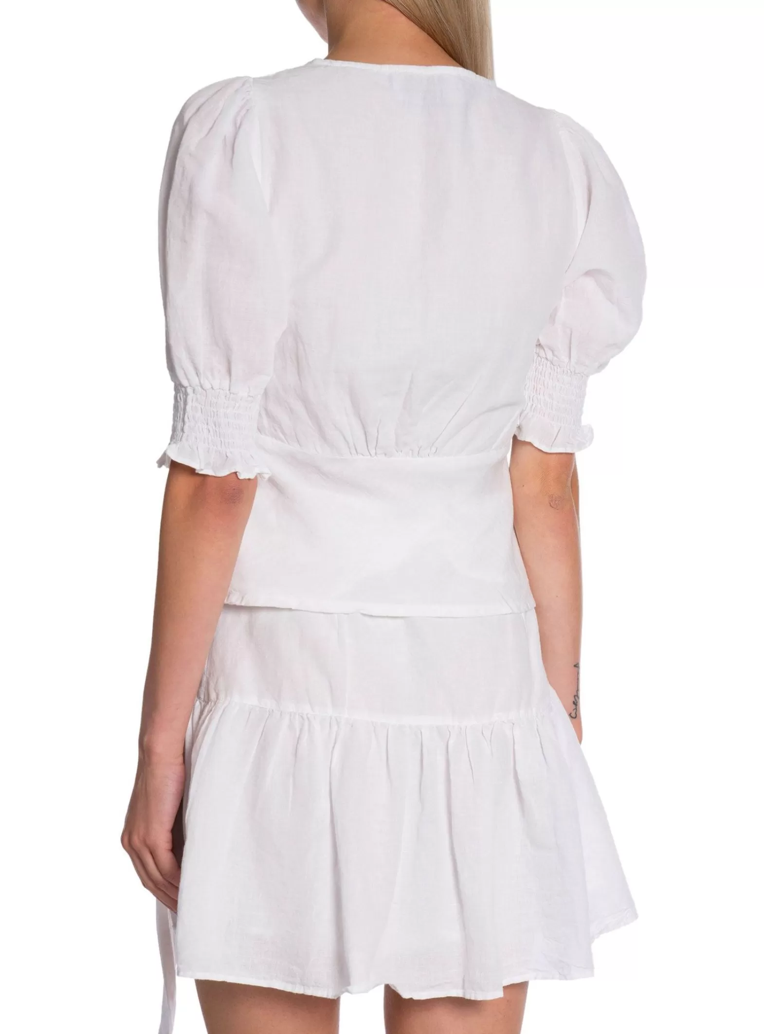 Neo Noir Blus Faya Linen White^ Blusar