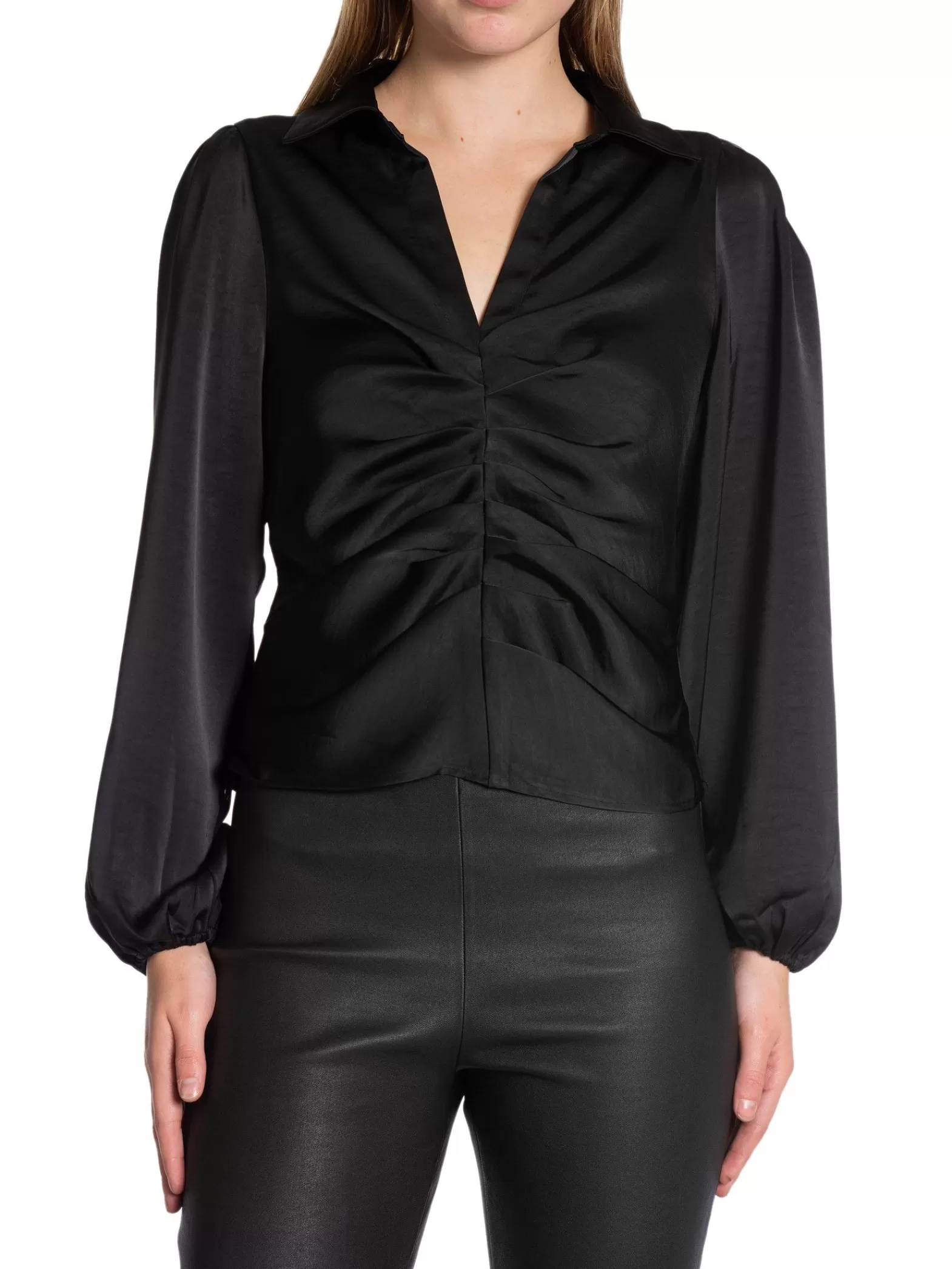 Neo Noir Blus Mille Heavy Sateen Black^ Blusar