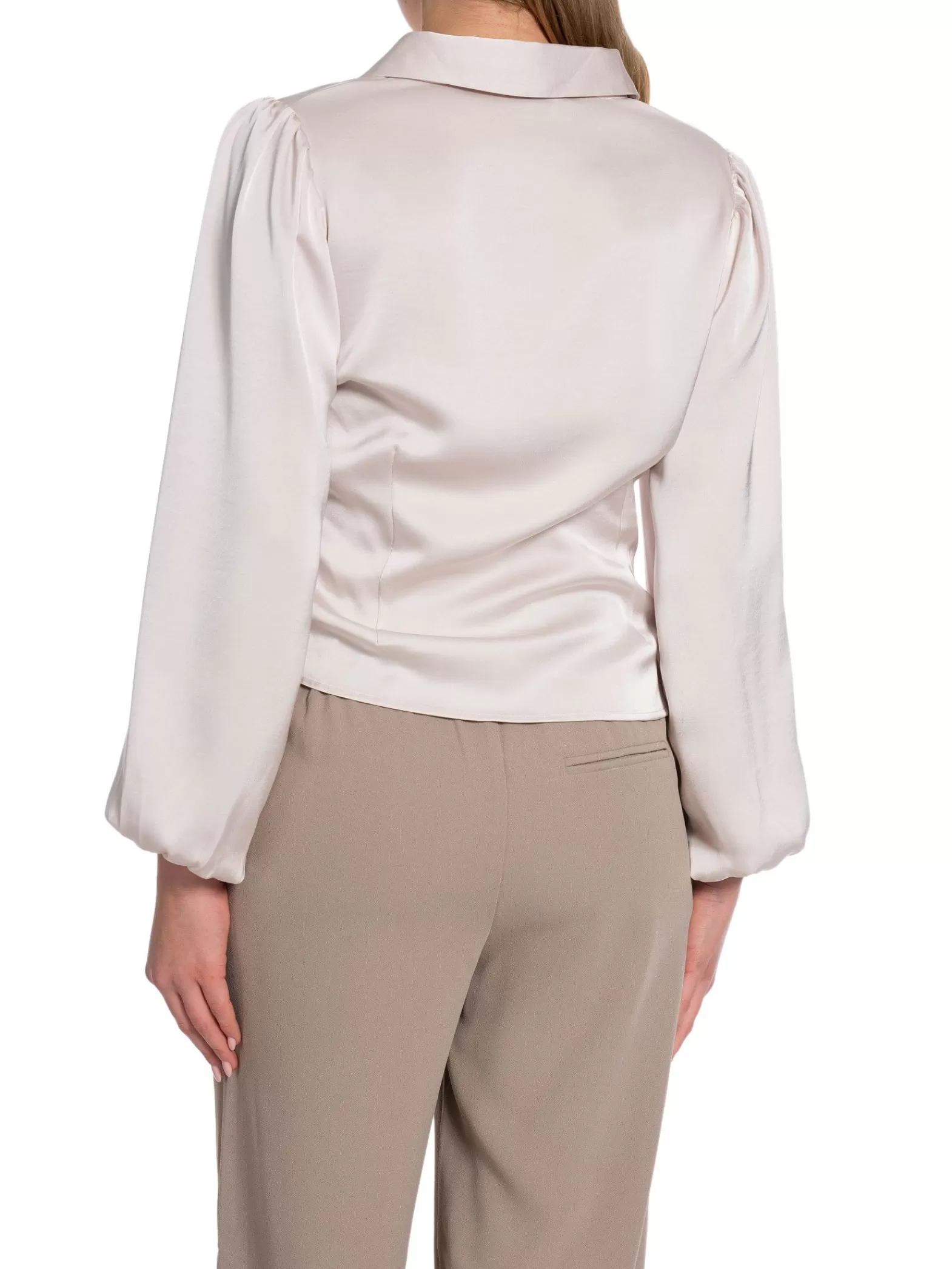 Neo Noir Blus Mille Heavy Sateen Ivory^ Blusar