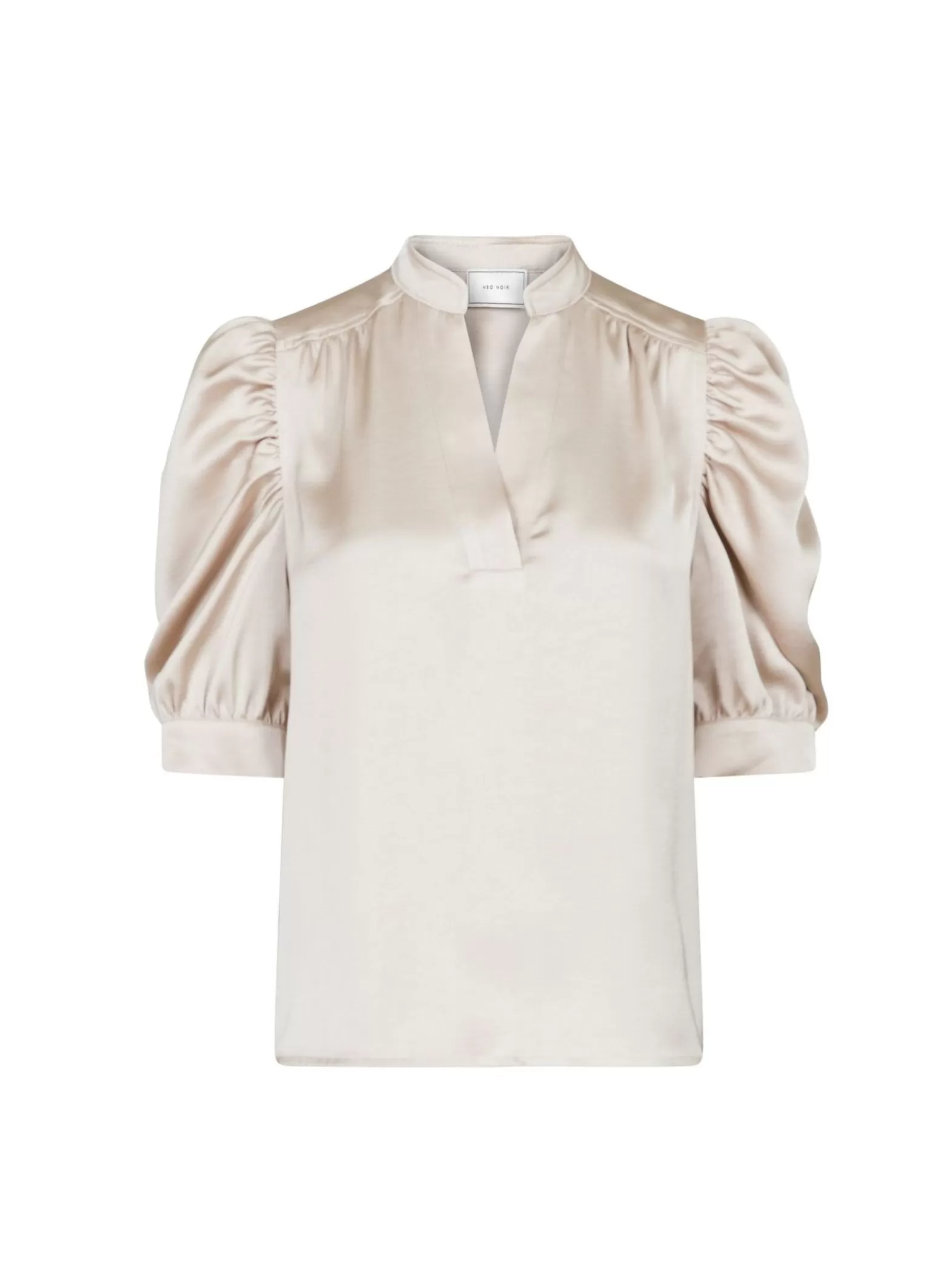 Neo Noir Blus Roella Heavy Sateen Champange^ Blusar