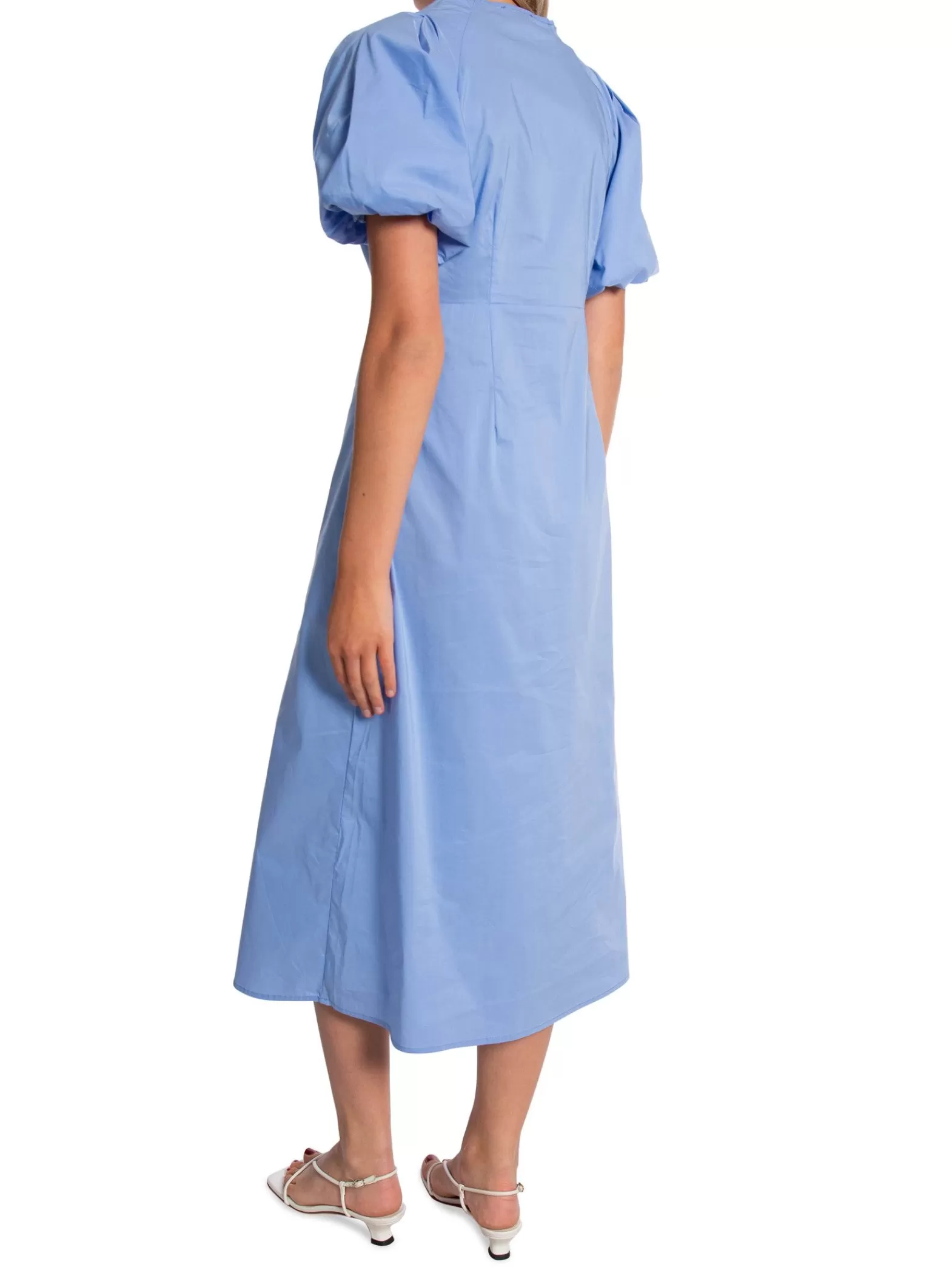 Neo Noir Klanning Illana Poplin Sky Blue^ Klänningar