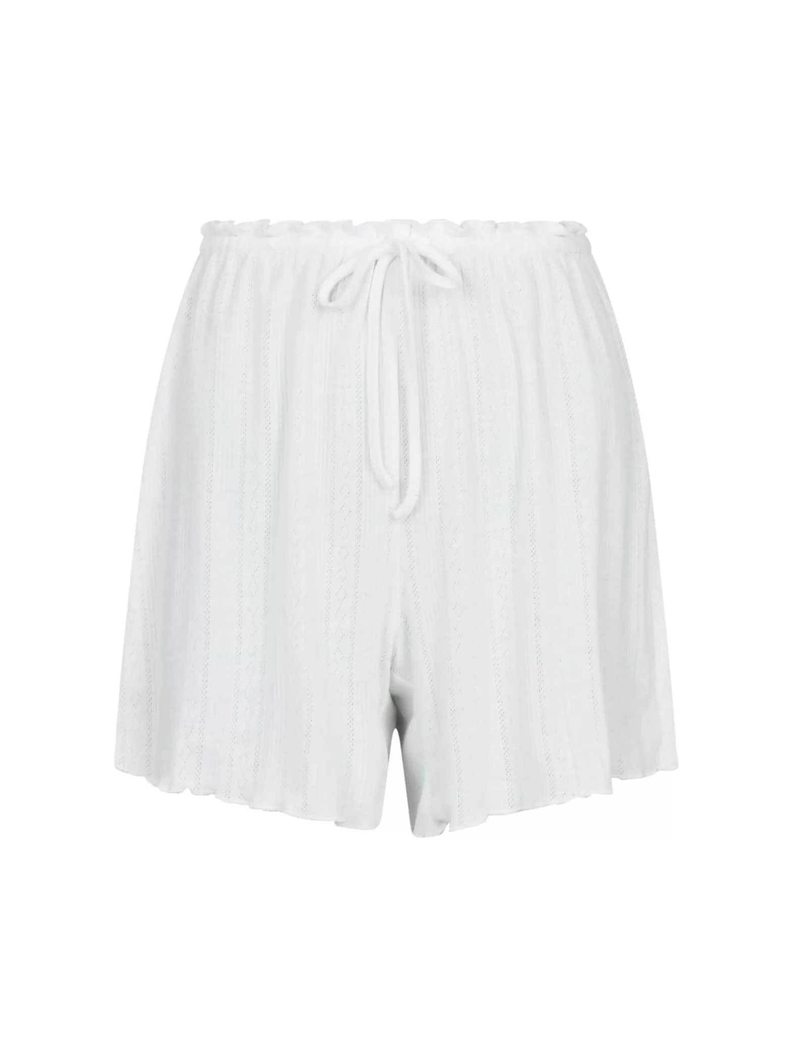 Neo Noir Shorts Merritt Pointelle White^ Shorts