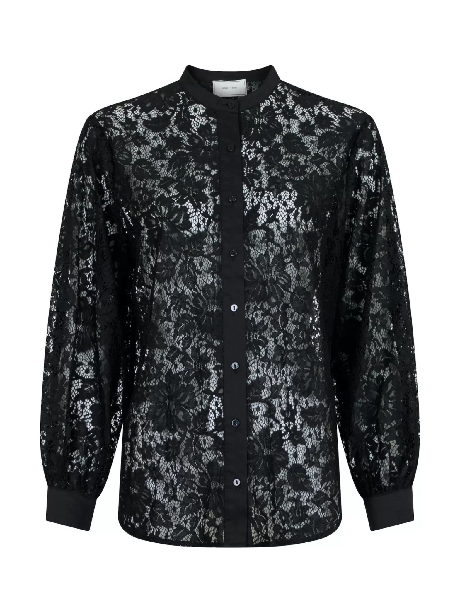 Neo Noir Skjorta Mae Lace Black^ Blusar