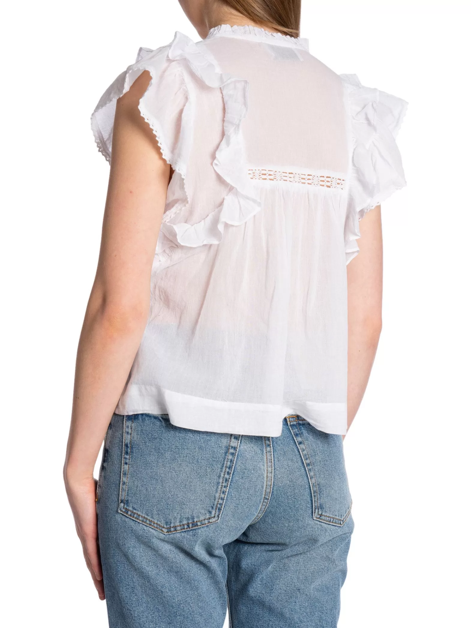 Neo Noir Topp Jayla S Voile White^ Toppar