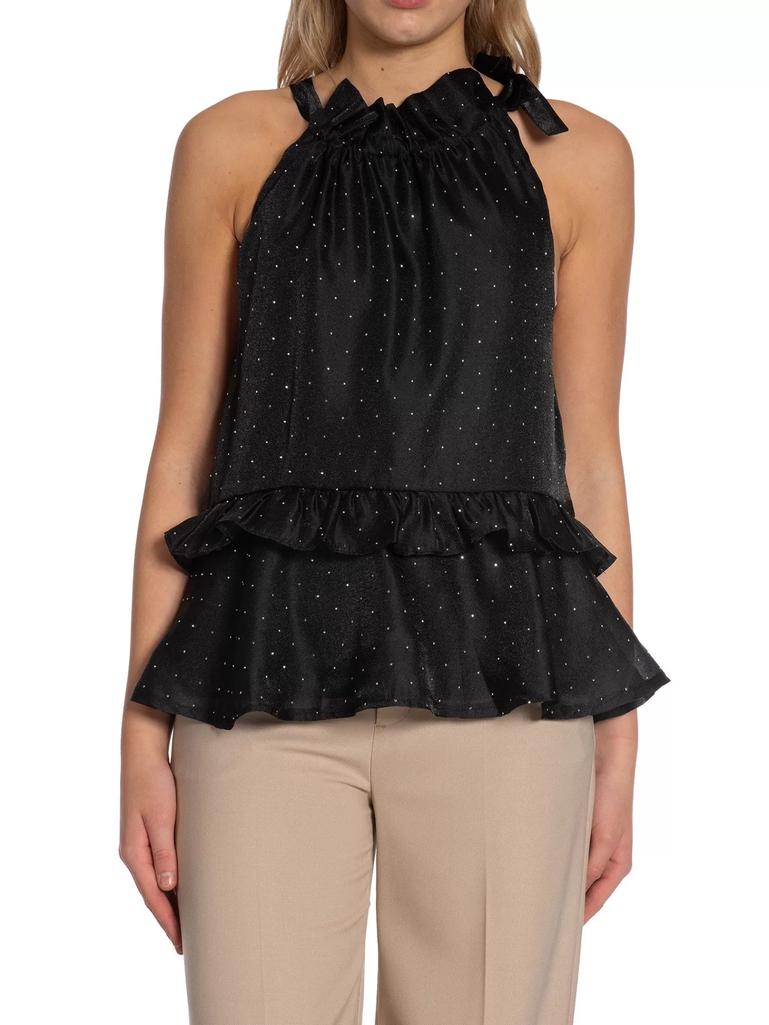 Neo Noir Topp Margy Bedazzled Black^ Toppar