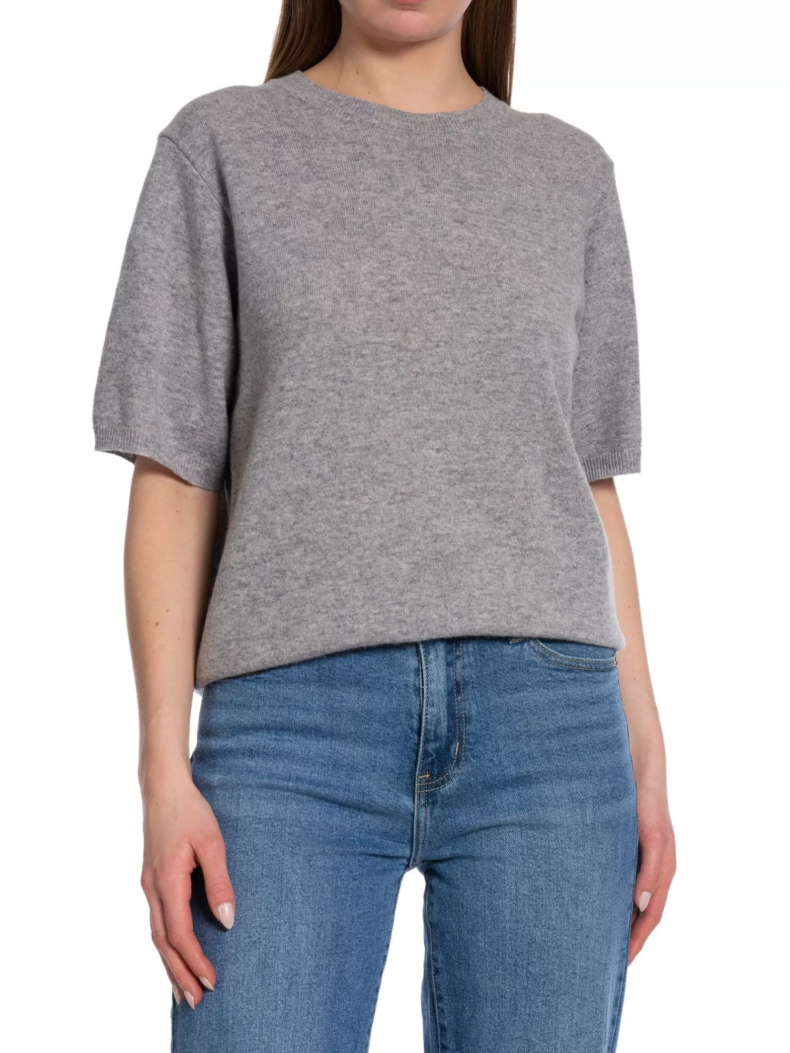 Neo Noir Topp Missy Knit Light Grey^ Toppar