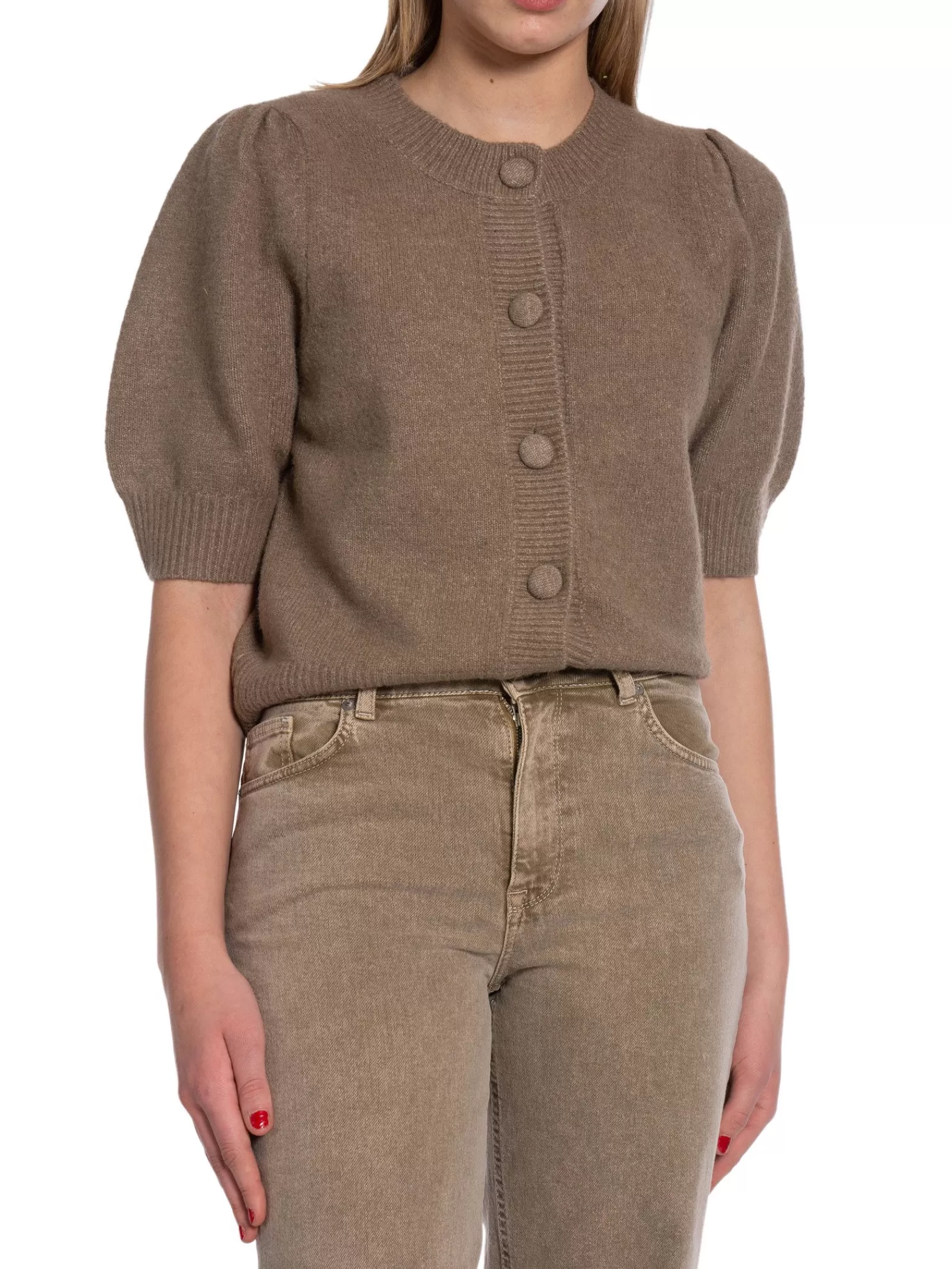 Neo Noir Topp Trudy Knit Dusty Brown^ Toppar