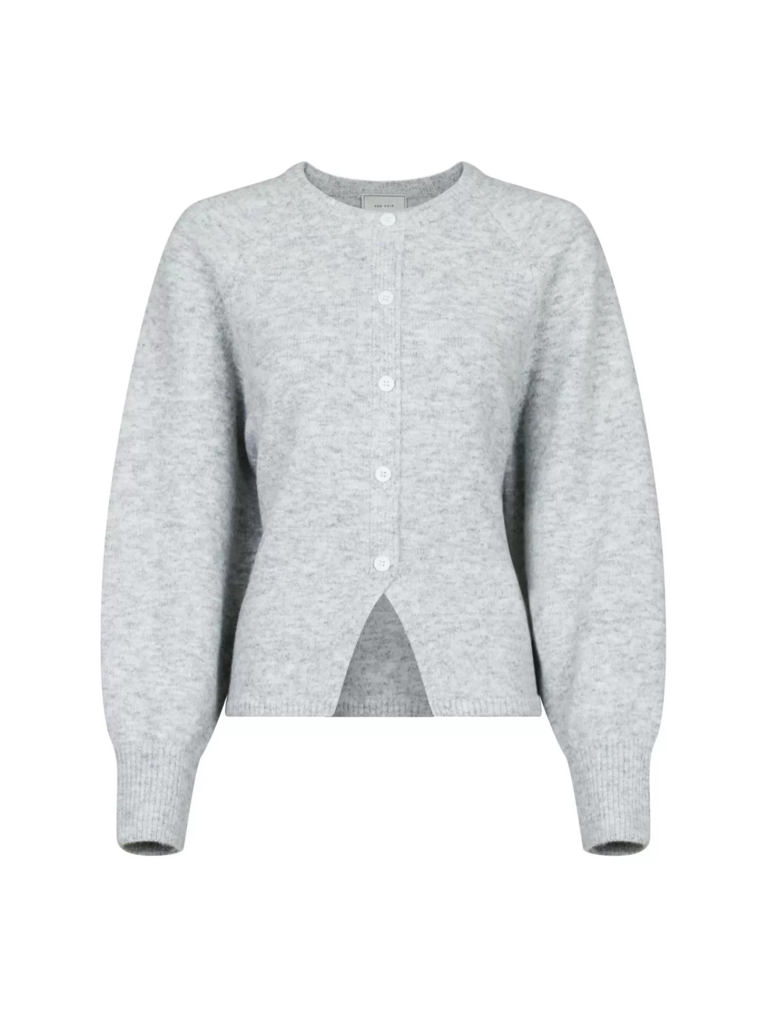 Neo Noir Troja Rex Knit Blouse Light Grey Melange^ Tröjor & Koftor