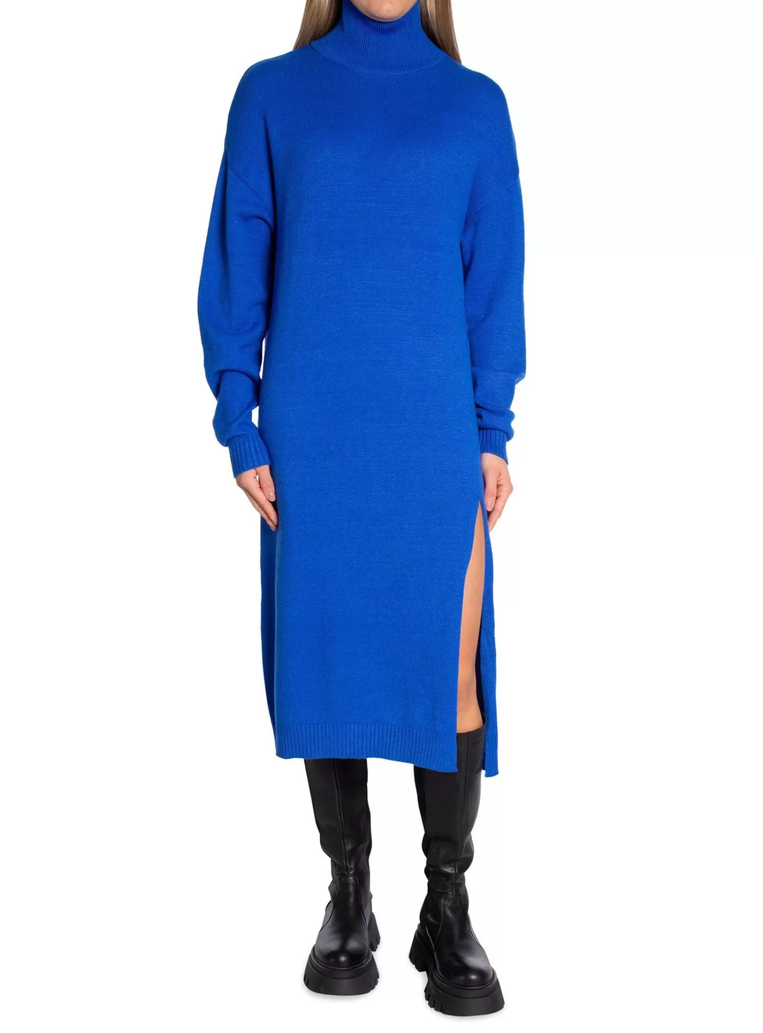 NORR Klanning Lindsay Knit Blue^ Klänningar