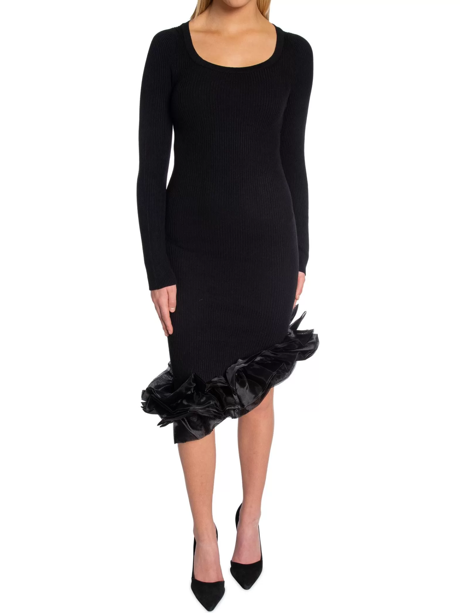 NORR Klanning Sherry Organza Knit Black^ Klänningar