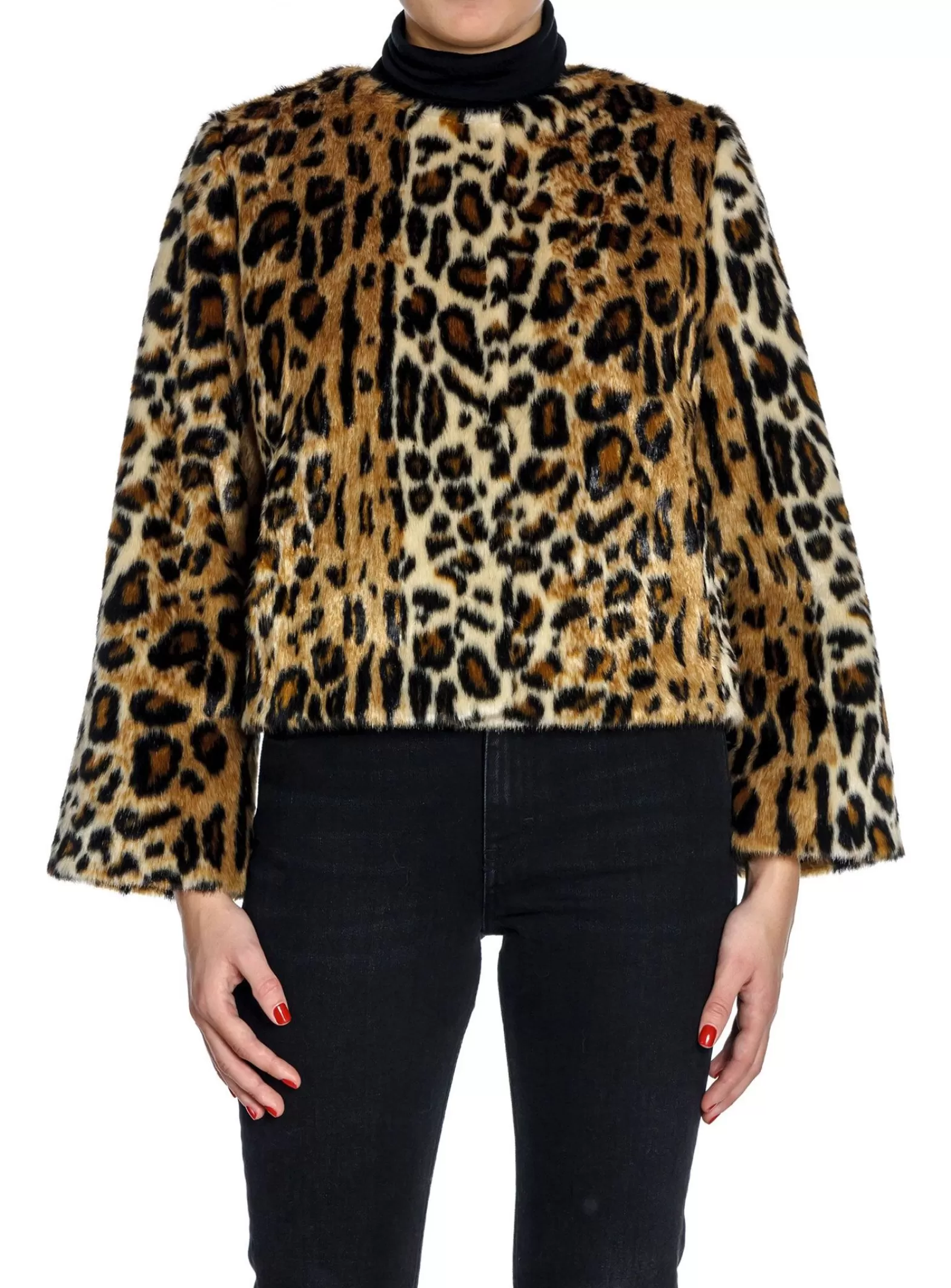 Notes du Nord Palsjacka Mika Faux Fur Leopard^ Jackor & Kappor