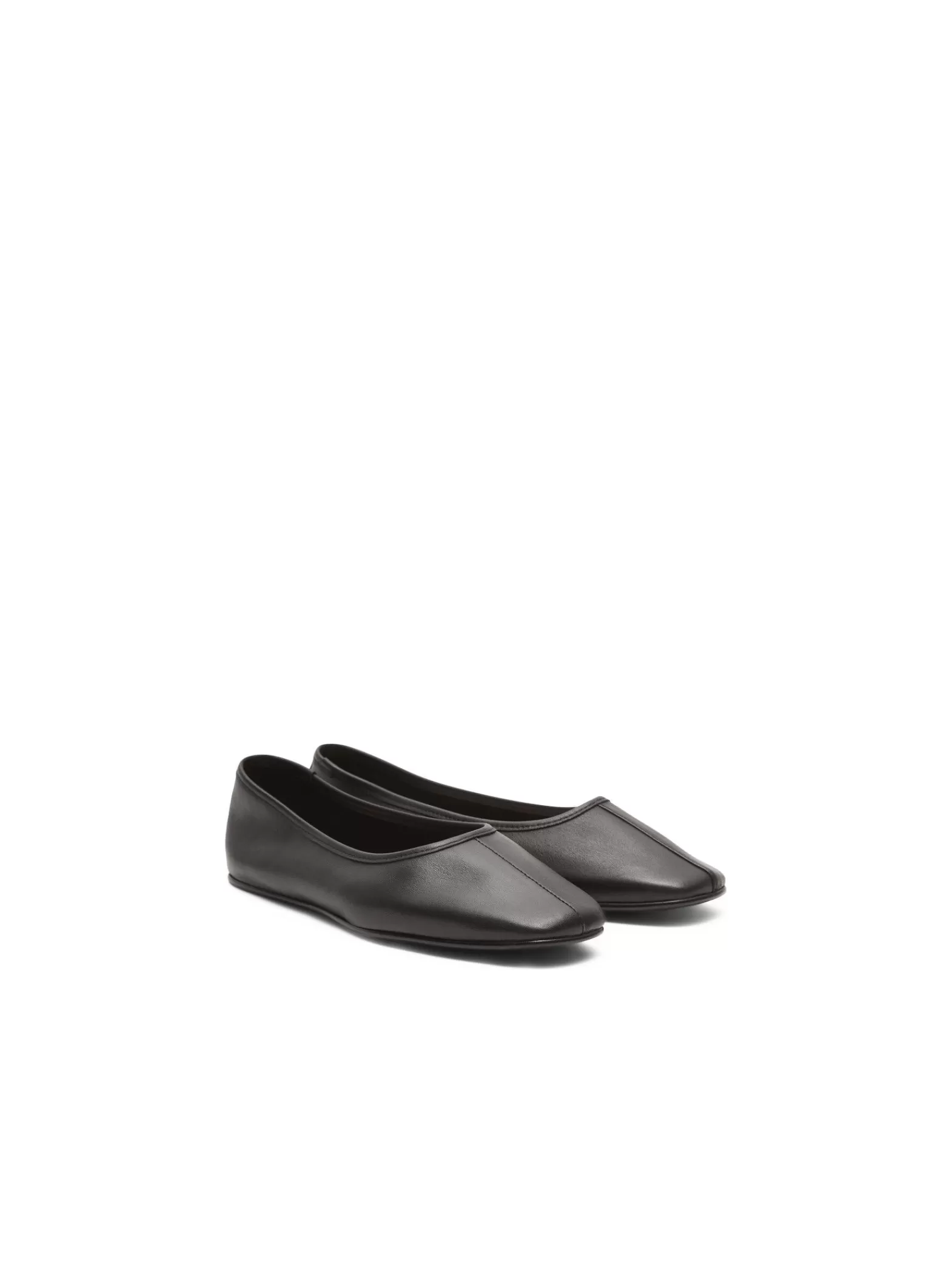 Selected Femme Ballerina Felialeather Black^ Ballerina