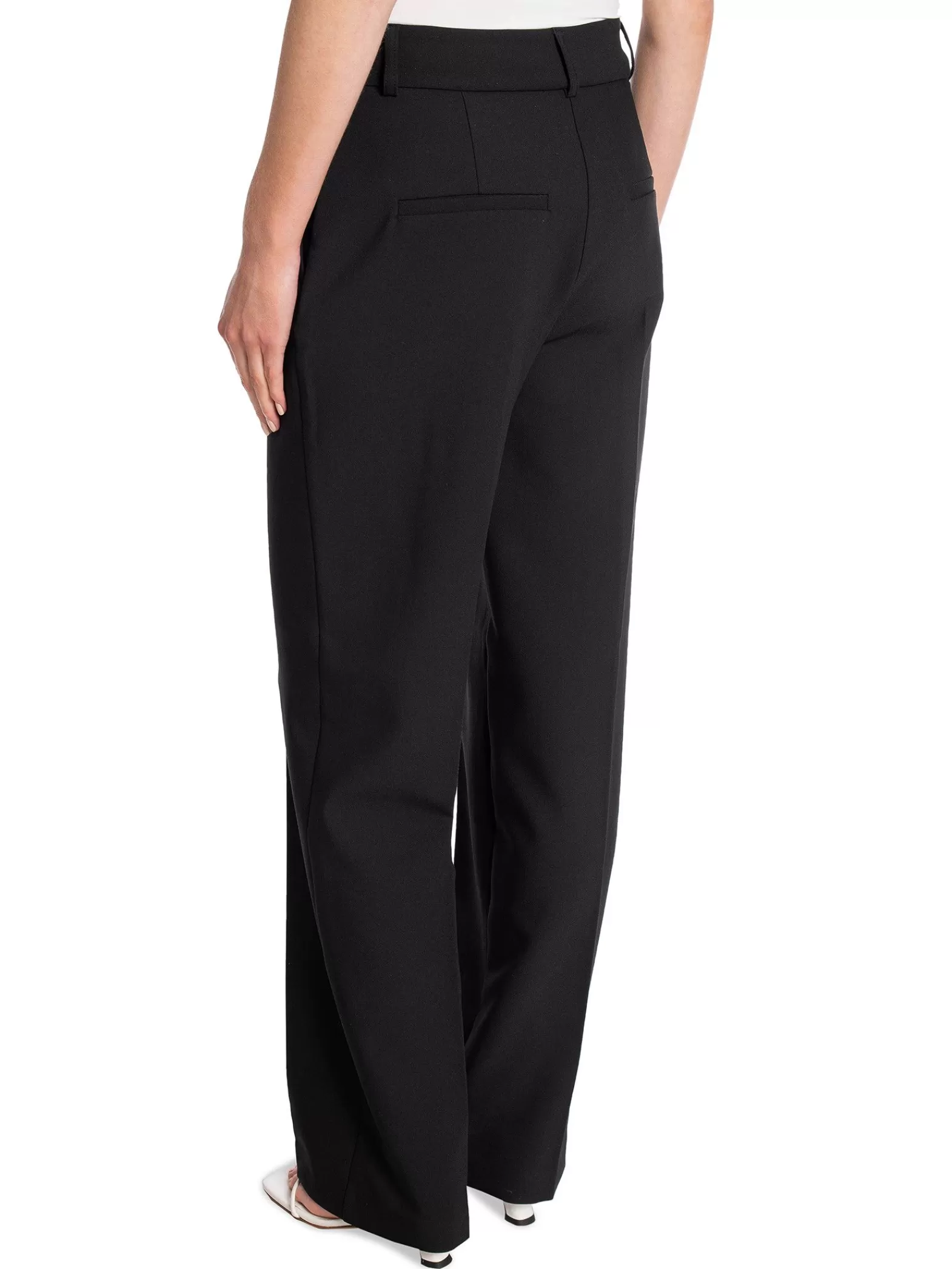 Selected Femme Byxa Rita Wide L32 Black^ Byxor