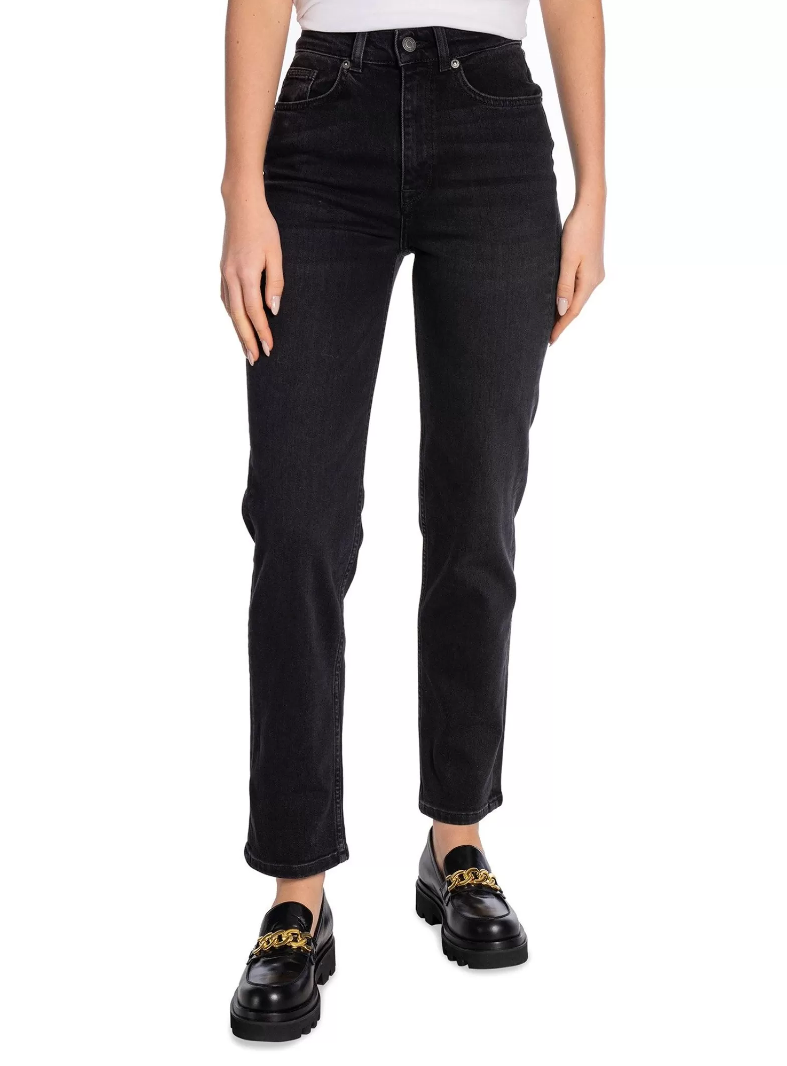 Selected Femme Jeans Marie Straight Black^ Jeans