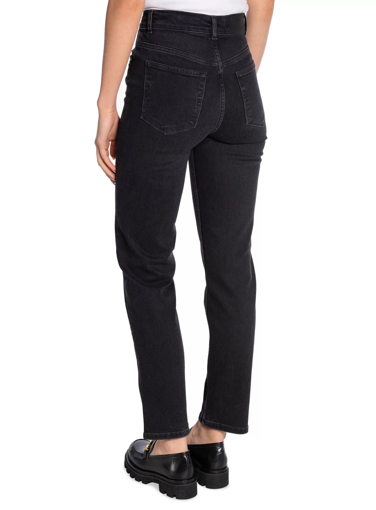 Selected Femme Jeans Marie Straight Black^ Jeans