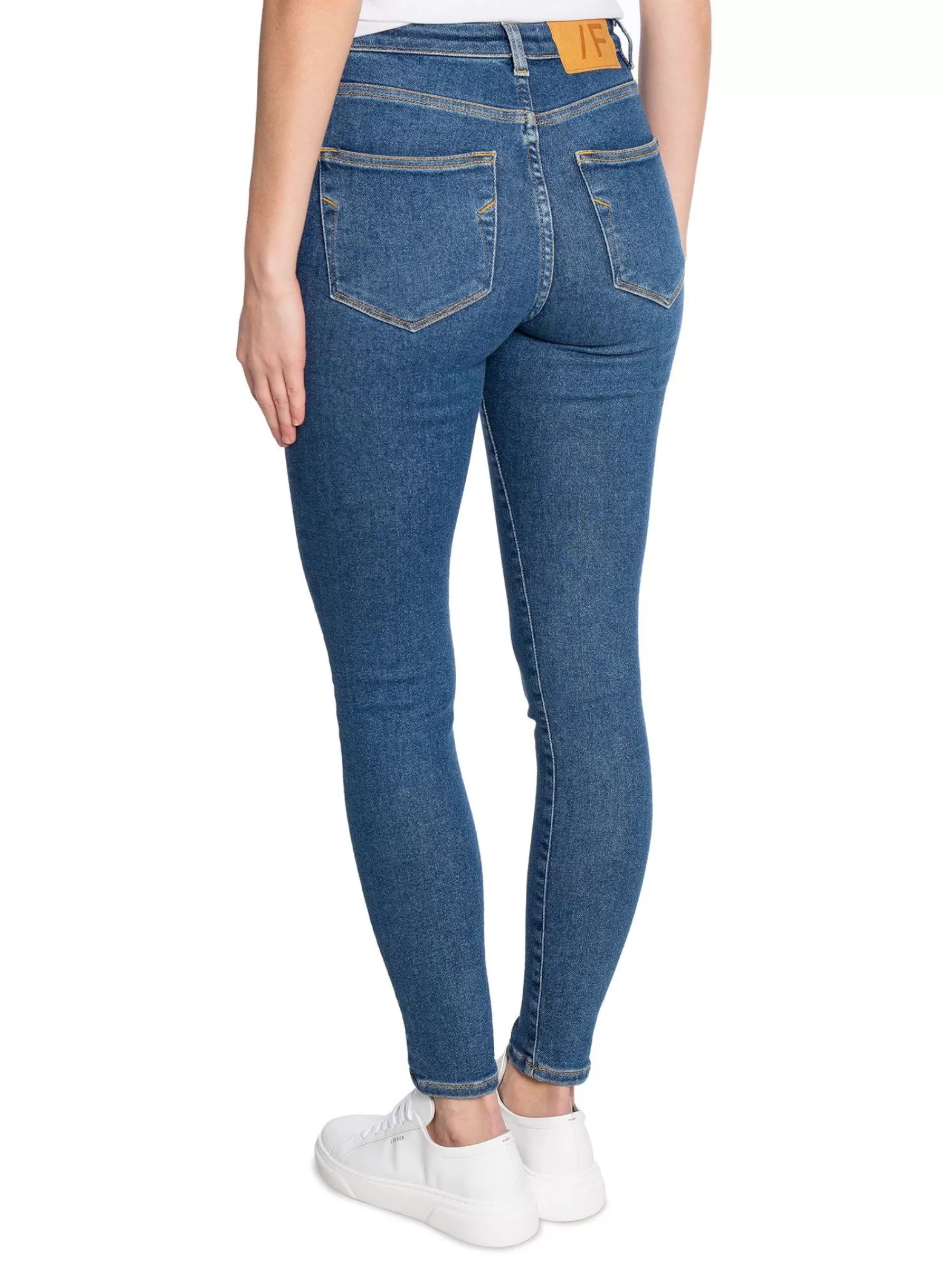 Selected Femme Jeans Sophia Mw Skinny Dark Blue^ Jeans