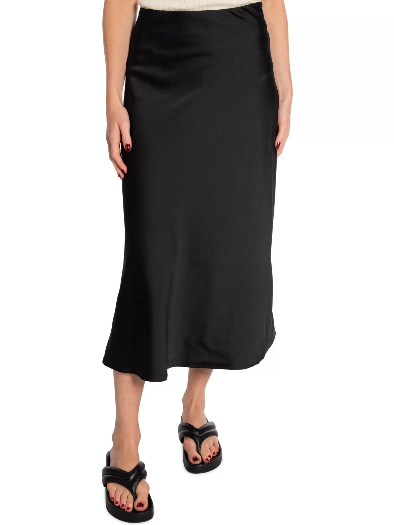 Selected Femme Kjol Lena Midi Black^ Kjolar