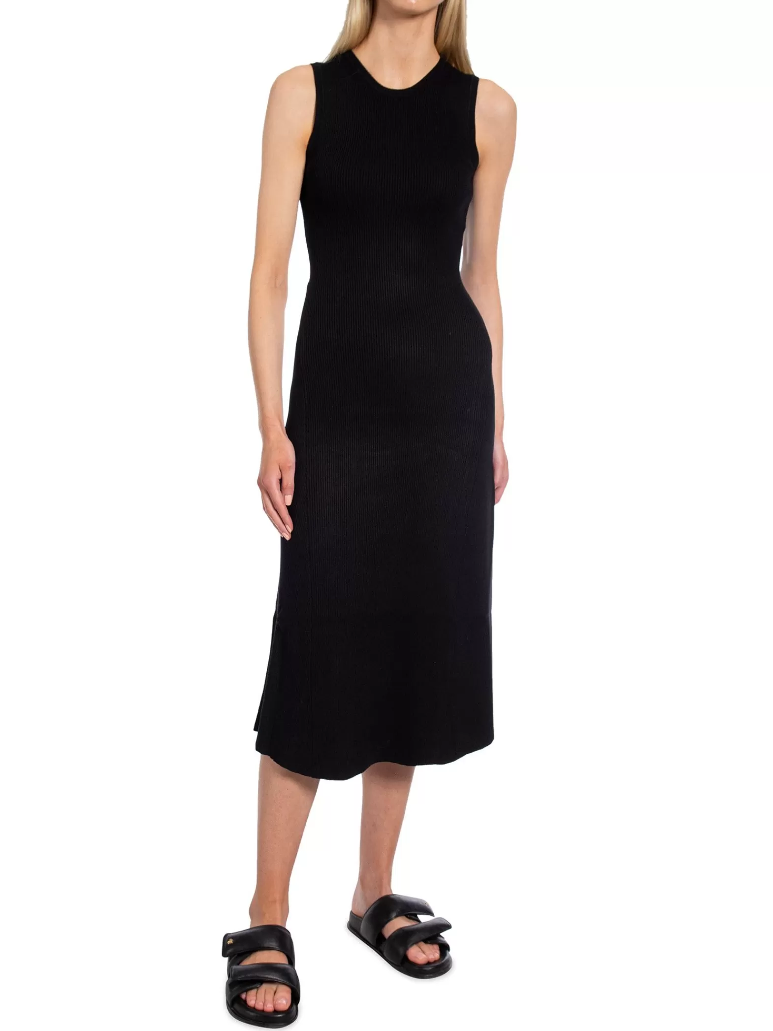 Selected Femme Klanning Solina Sl Long Knit Black^ Klänningar