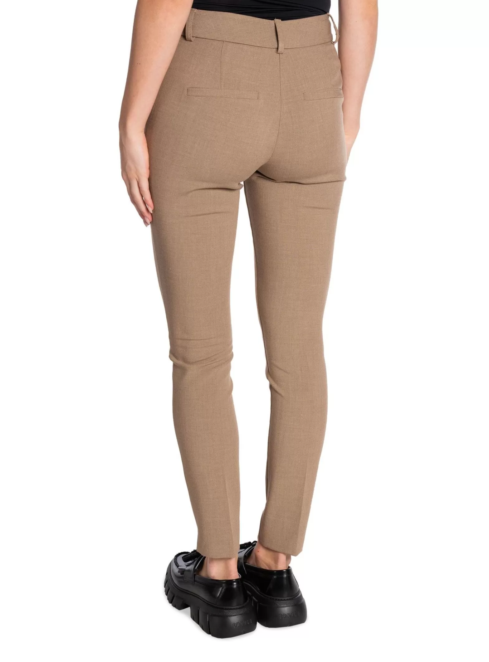 Selected Femme Slim Byxa Rita Mw Camel /Melange^ Byxor