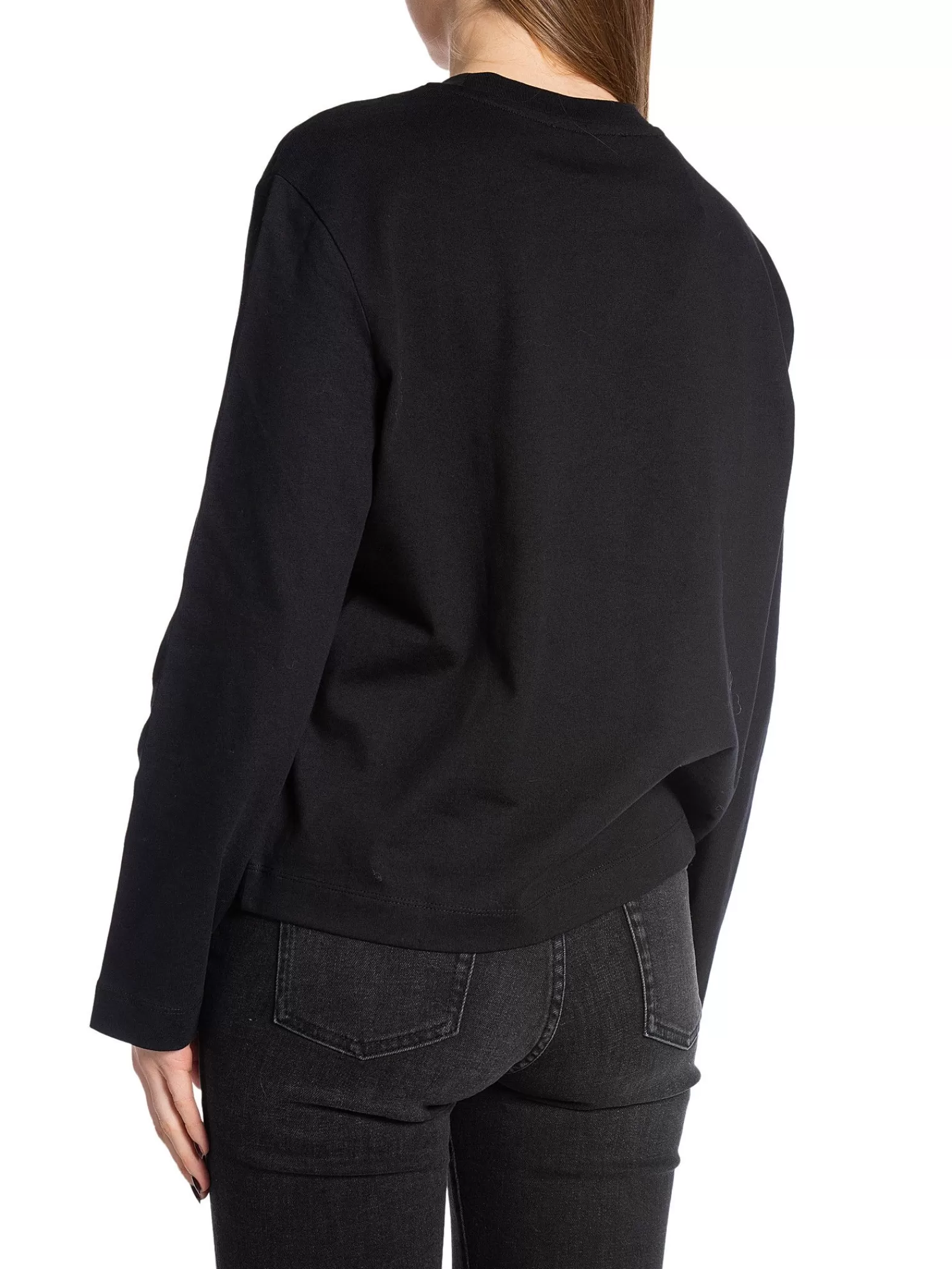 Selected Femme Topp Essential Ls Boxy Black^ Toppar