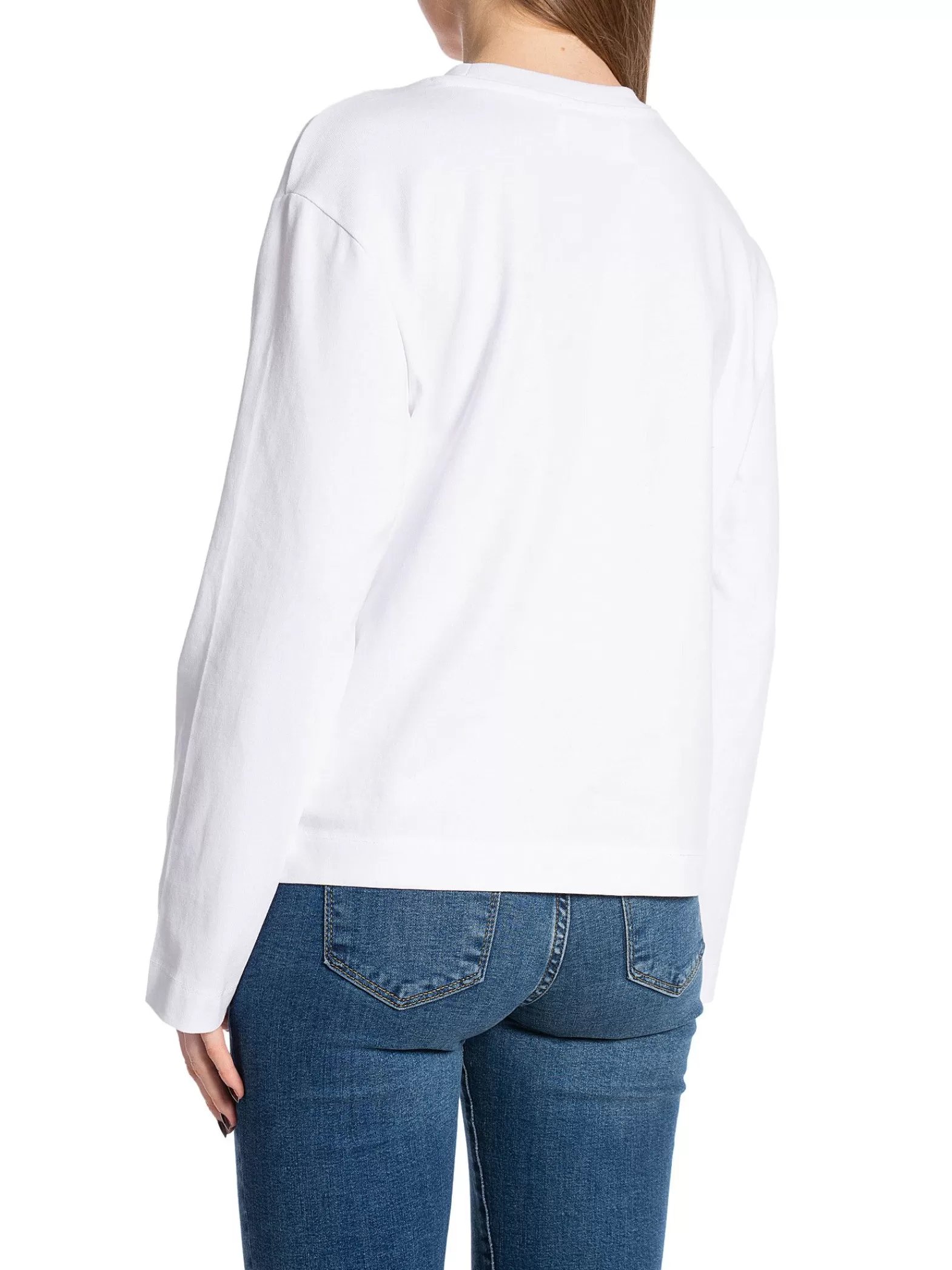 Selected Femme Topp Essential Ls Boxy Bright White^ Toppar