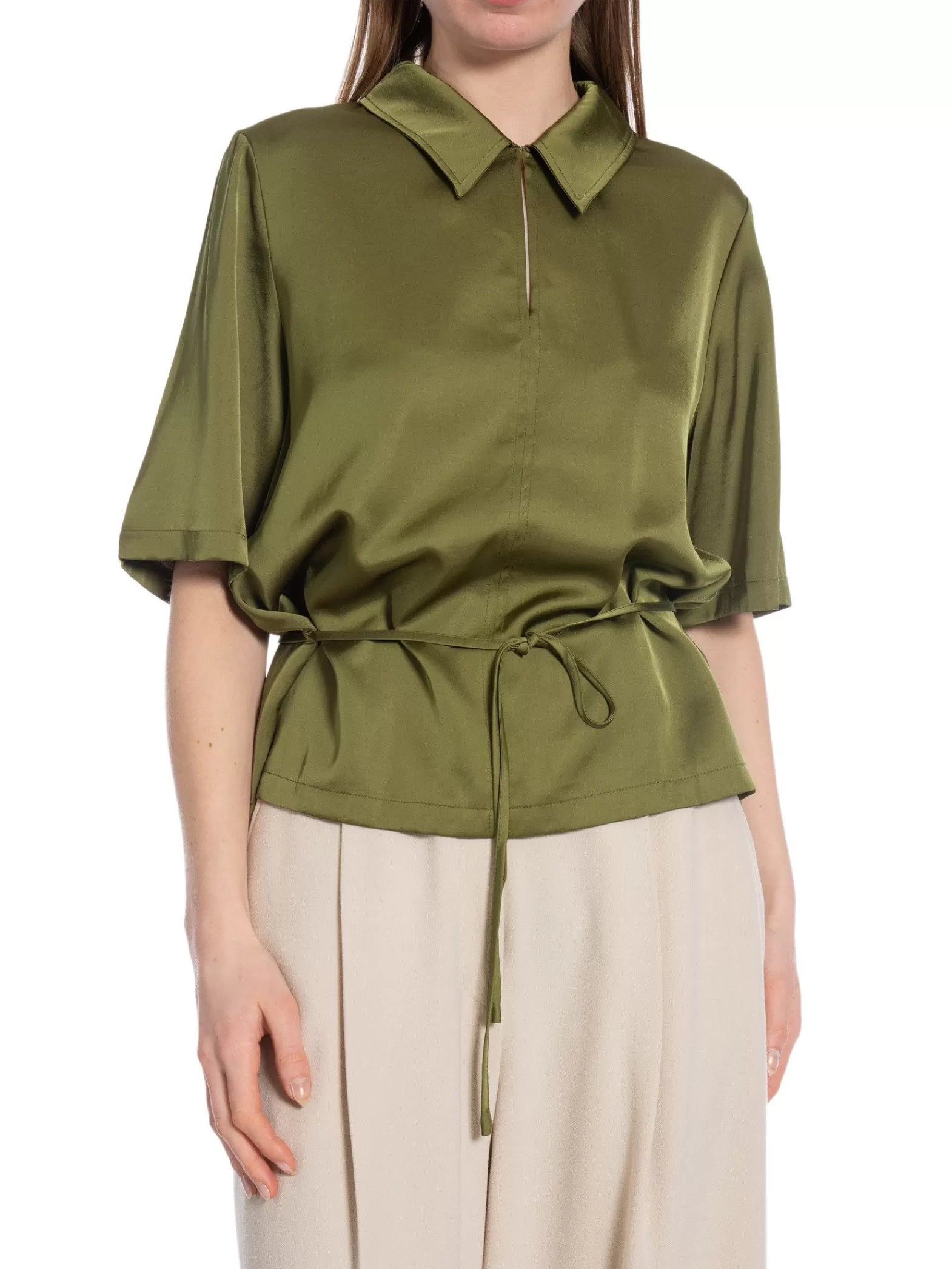 Soft Rebels Blus Mallow Martini Olive^ Blusar