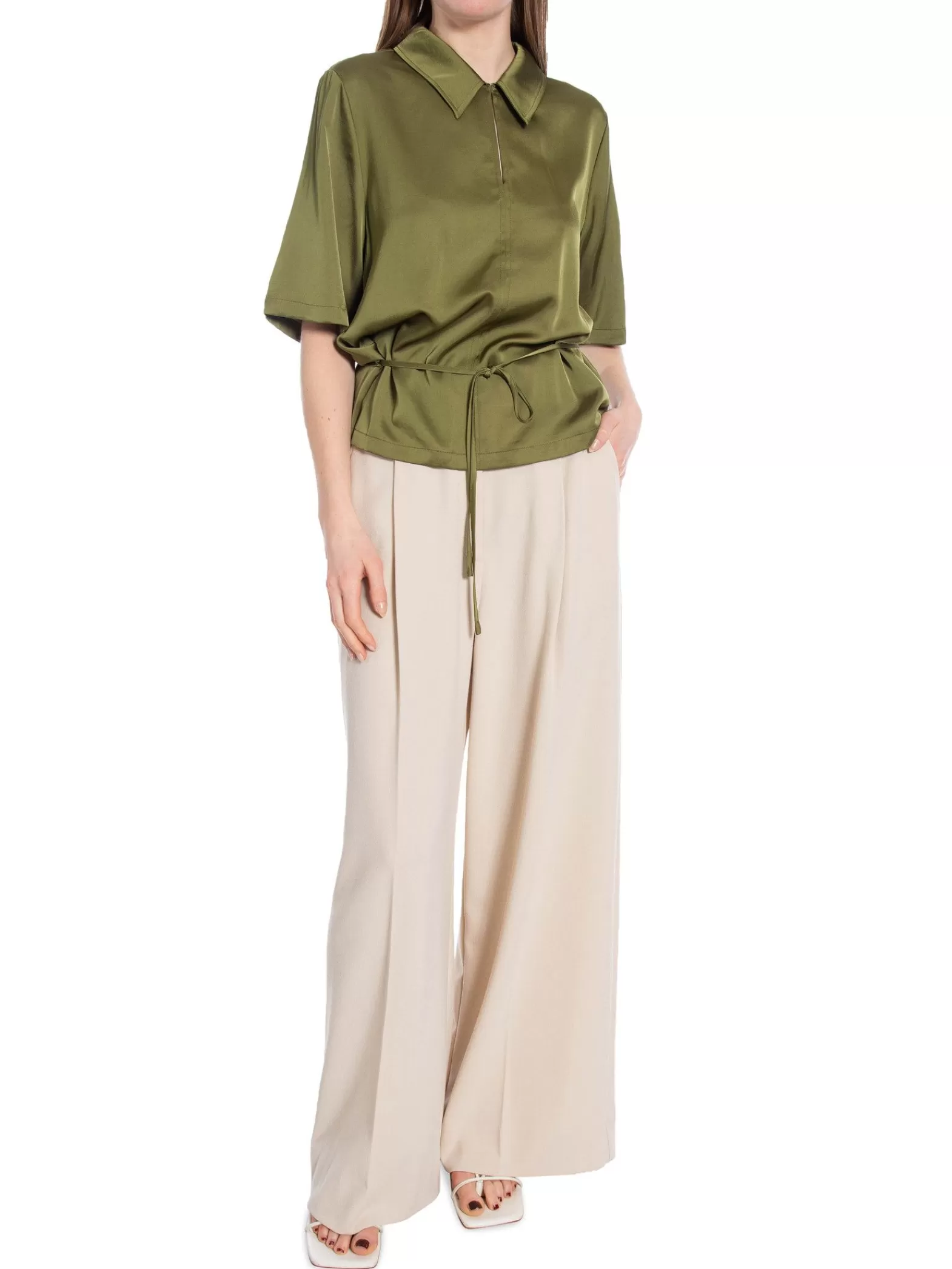 Soft Rebels Blus Mallow Martini Olive^ Blusar