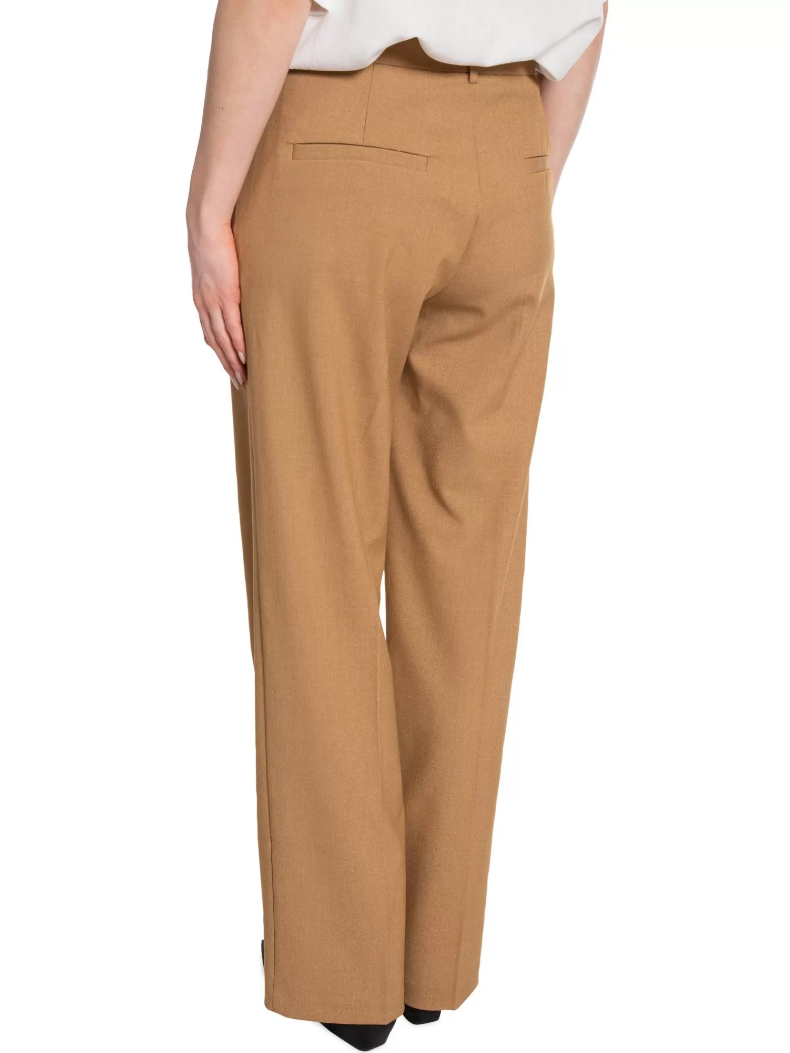 Soft Rebels Byxa Vilja Midwaist Loose Tiger'S Eye^ Byxor