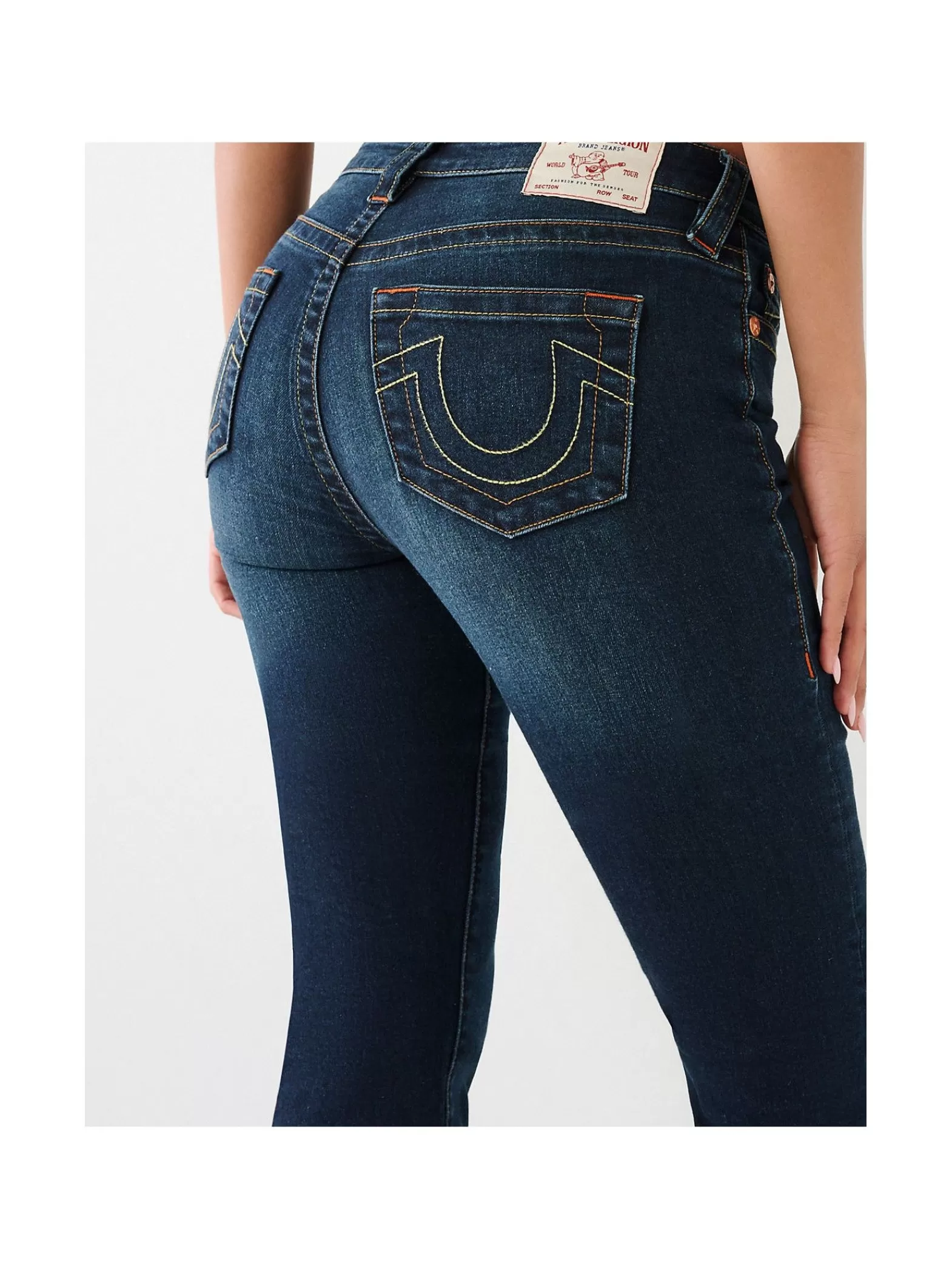 True Religion Jeans Billie Mid Rise Straight Muddy Waters^ Jeans