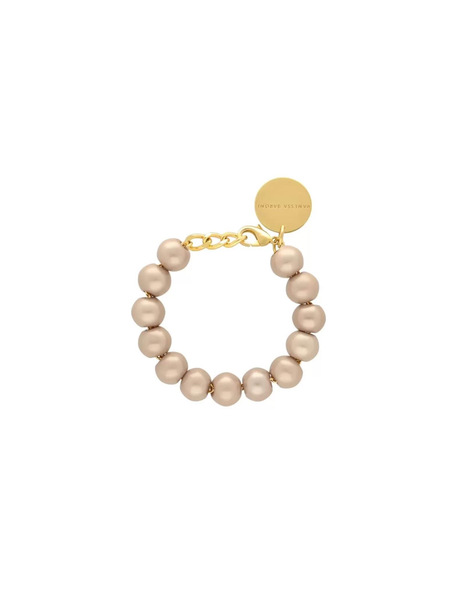 Vanessa Baroni Armband Mini Beads Champagne Pearl^ Smycken