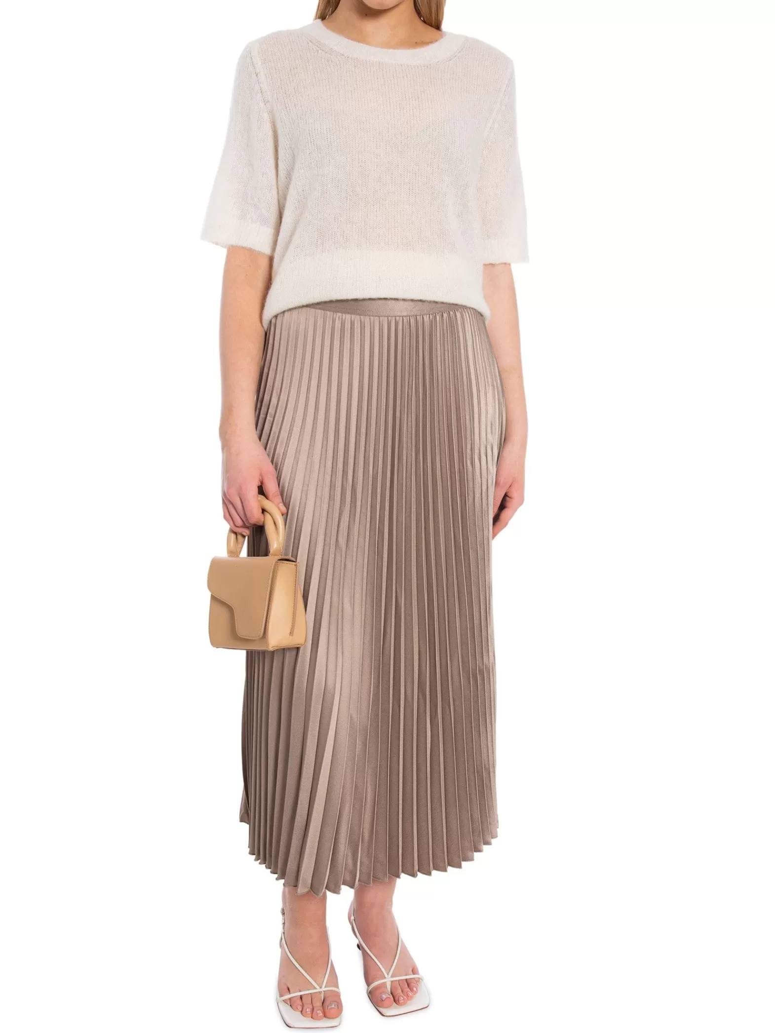 Y.A.S Kjol Yasceline Hw Midi Skirt Noos Fungi^ Kjolar