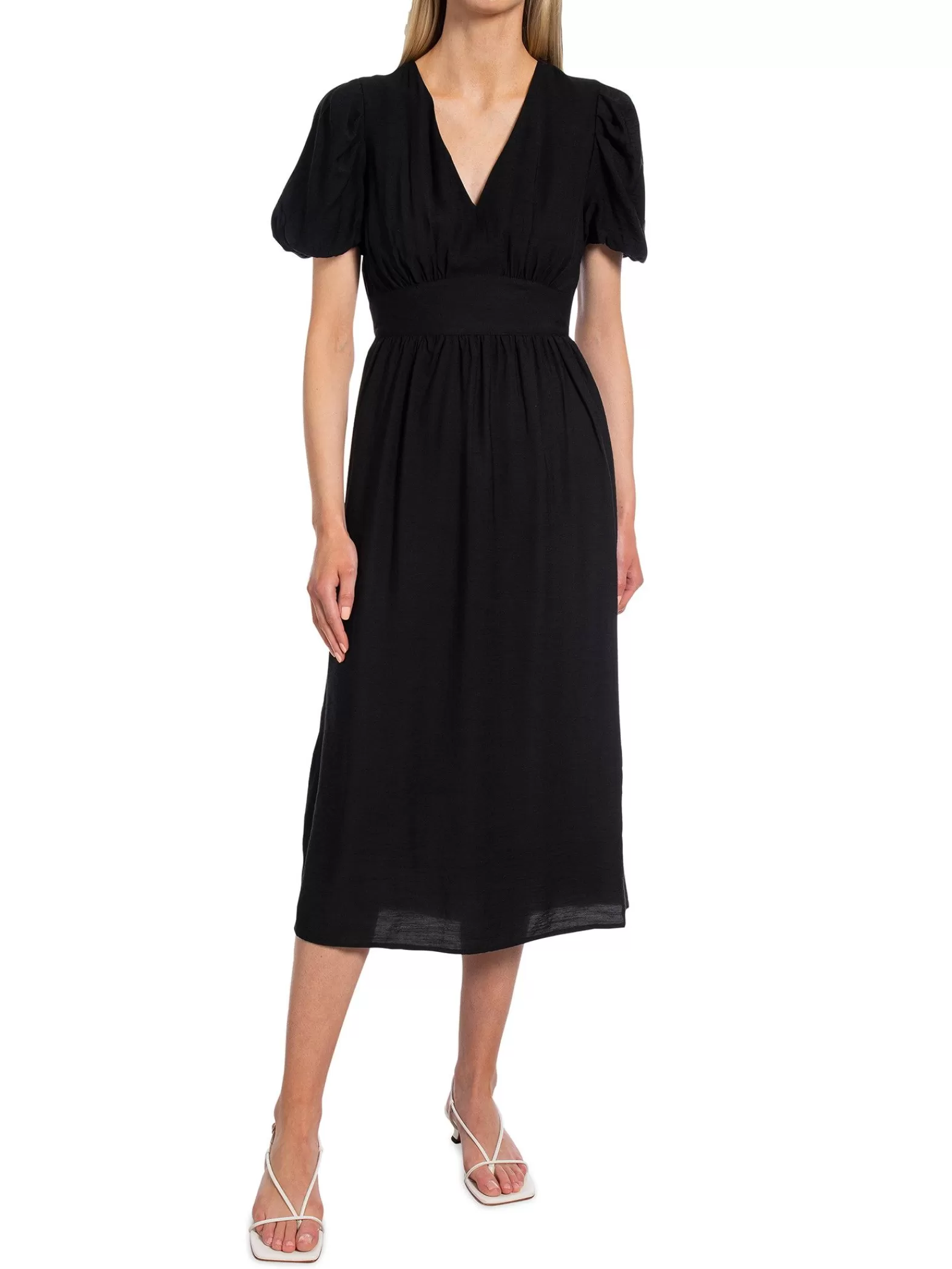 Y.A.S Klanning Yasclema Midi Dress Black^ Klänningar