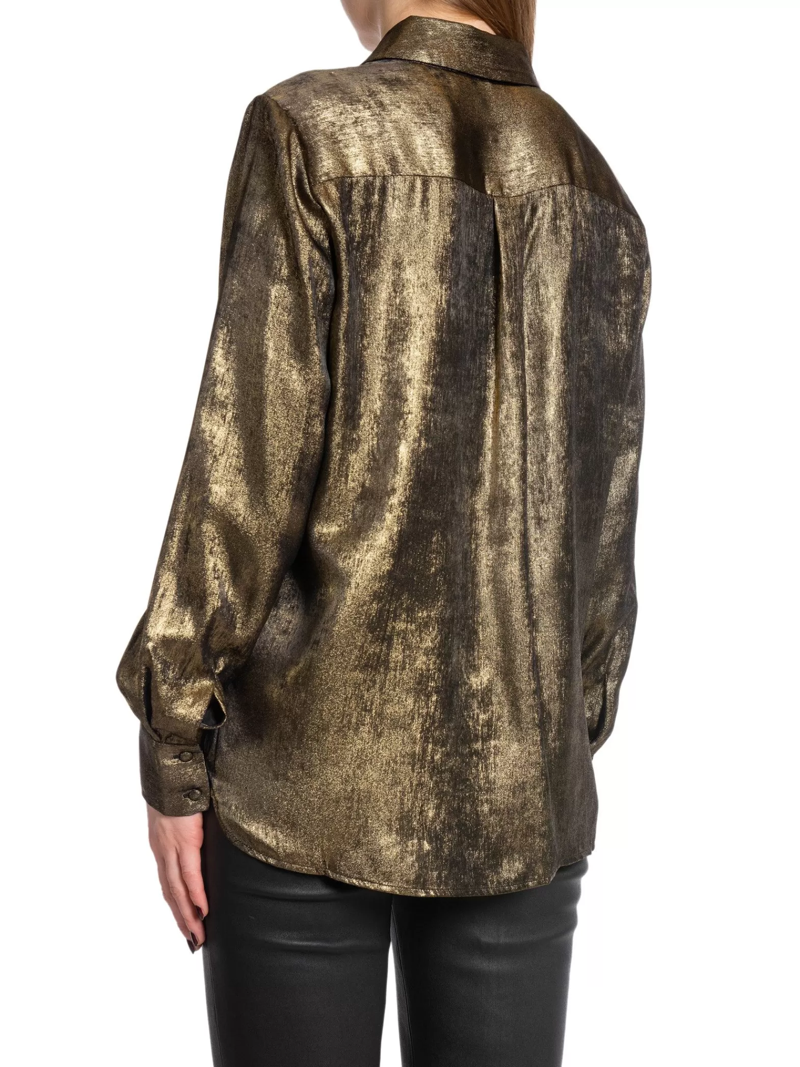 YAYA Blus Metallic Dark Gold^ Blusar