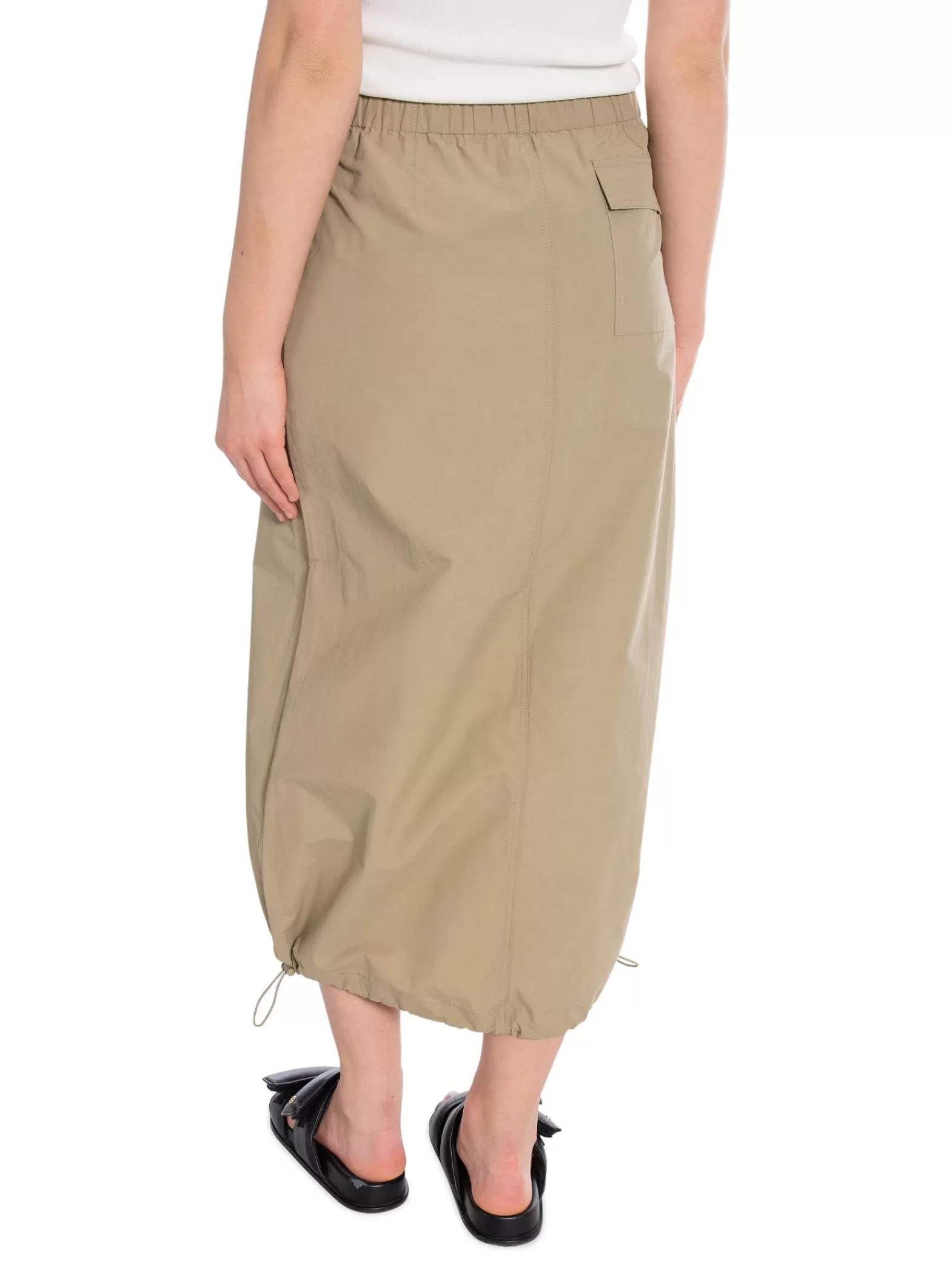 YAYA Kjol Nylon Cargo Midi Winter Twig^ Kjolar