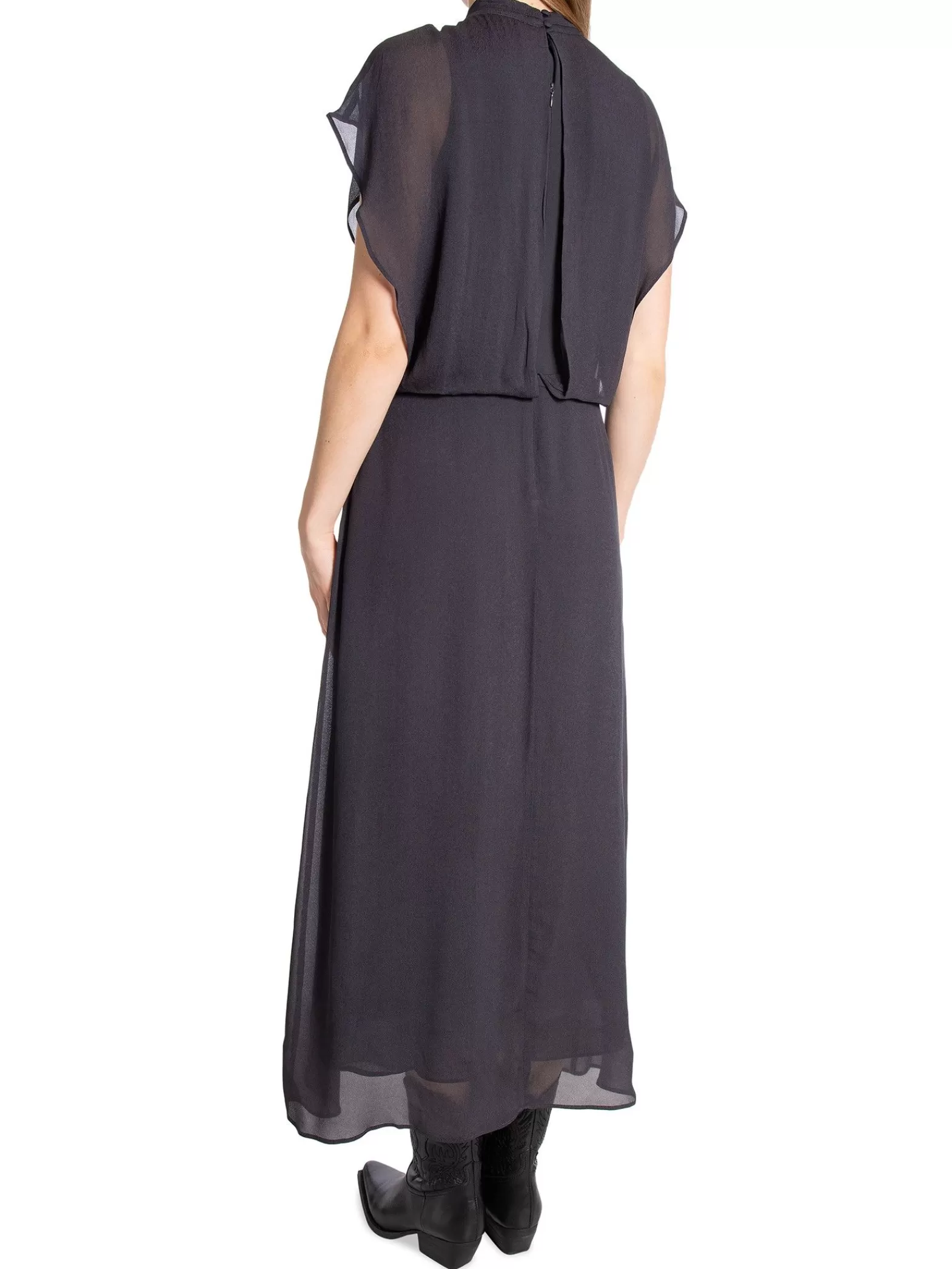 YAYA Klanning High Neck Cap Sleeve Phantom^ Klänningar